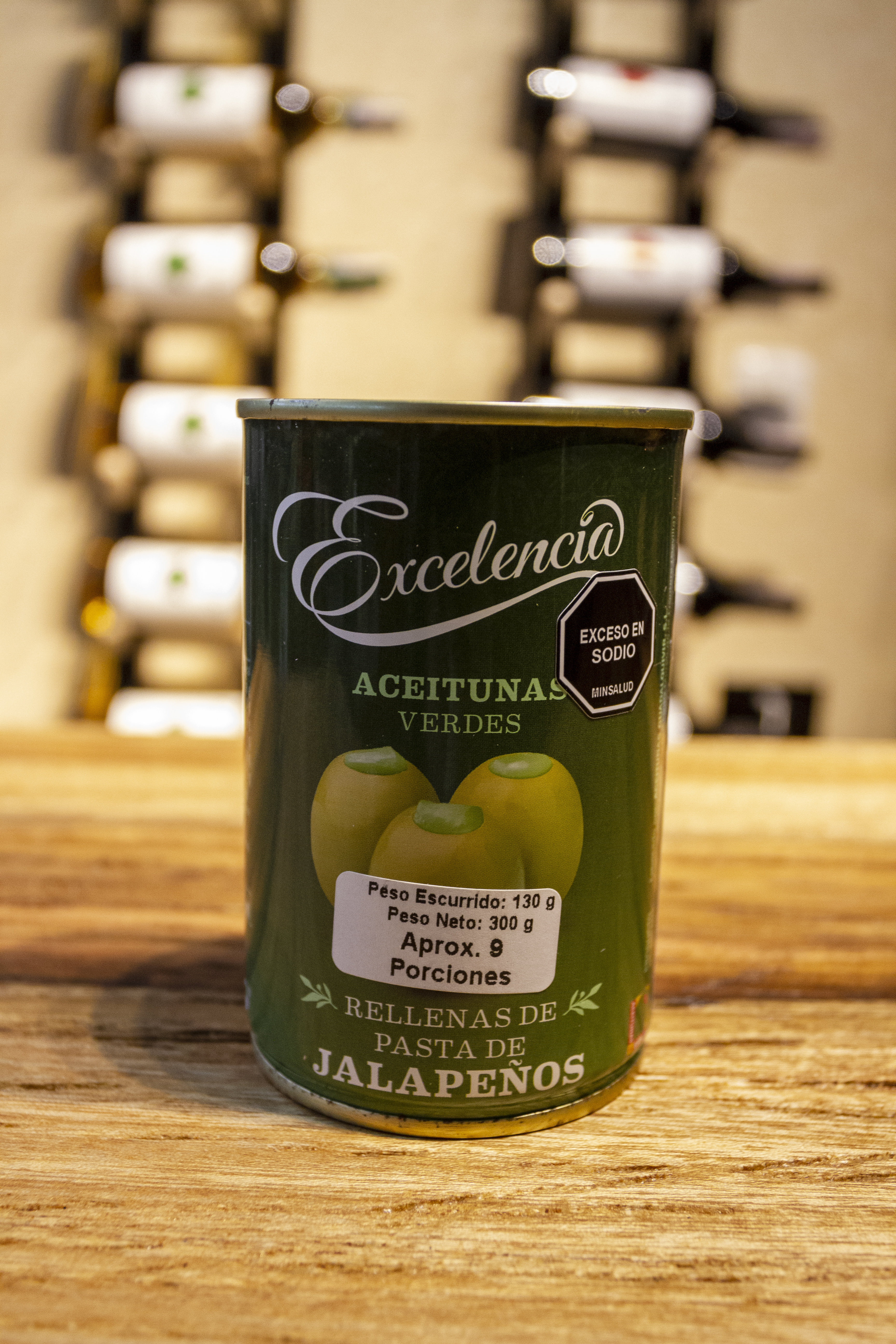 ACEITUNAS RELLENAS DE JALAPEÑOS (300GR)