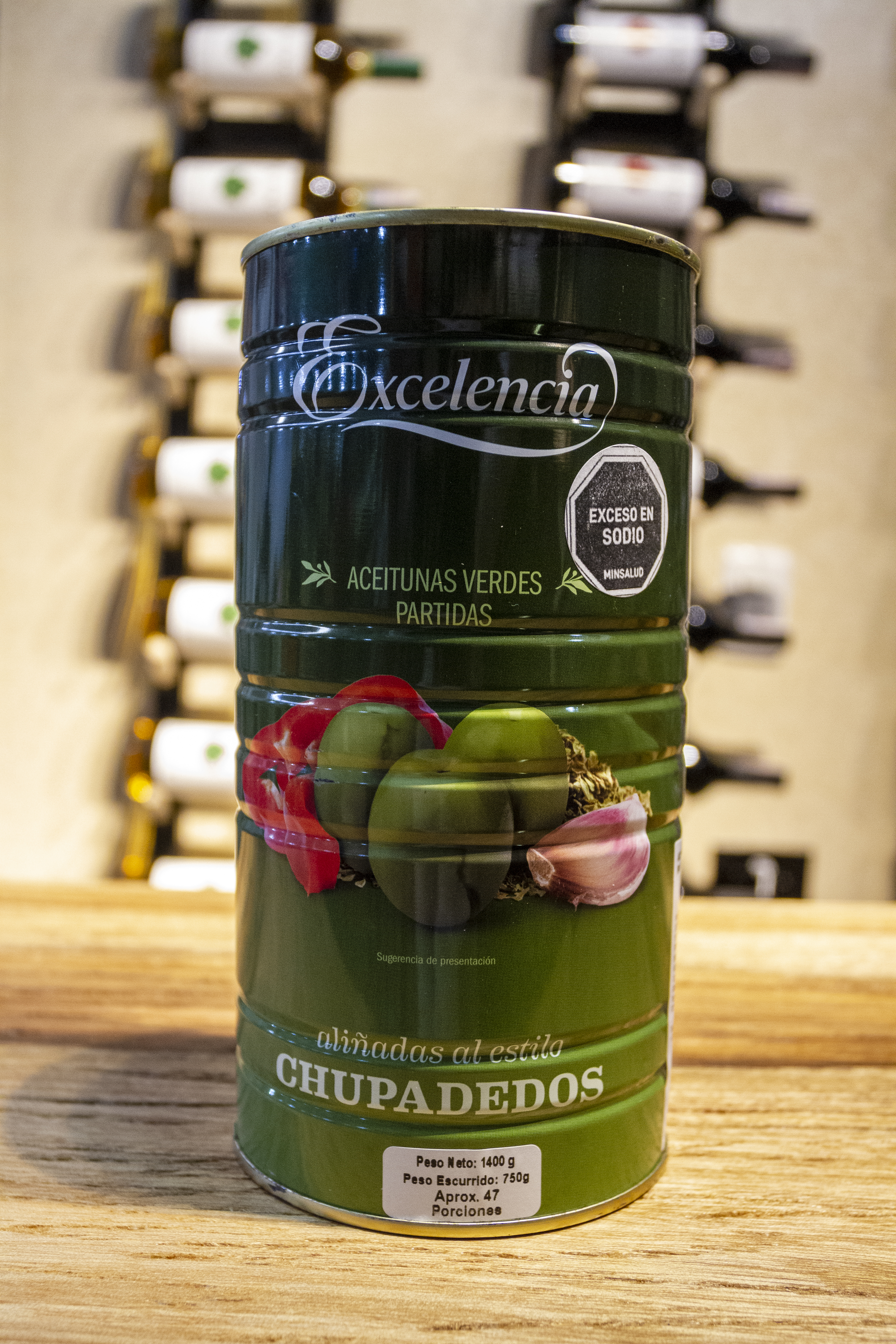 ACEITUNAS VERDES PARTIDAS ALIÑADAS AL ESTILO