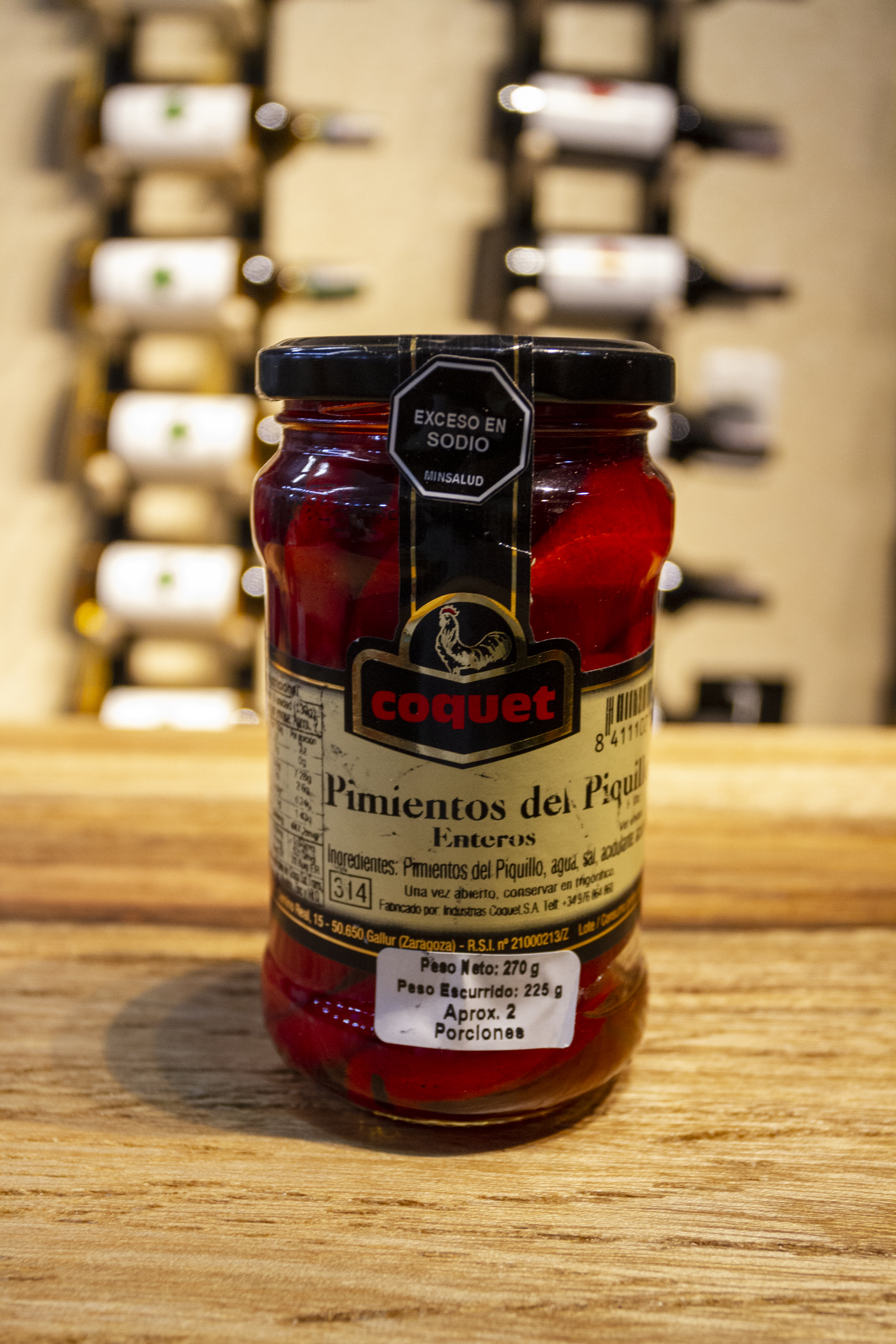 PIMIENTOS DEL PIQUILLO ENTEROS (270GR)