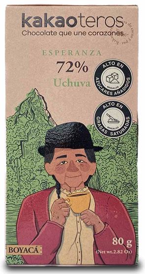 CHOCOLATE ESPERANZA 72% UCHUVA (40gr)