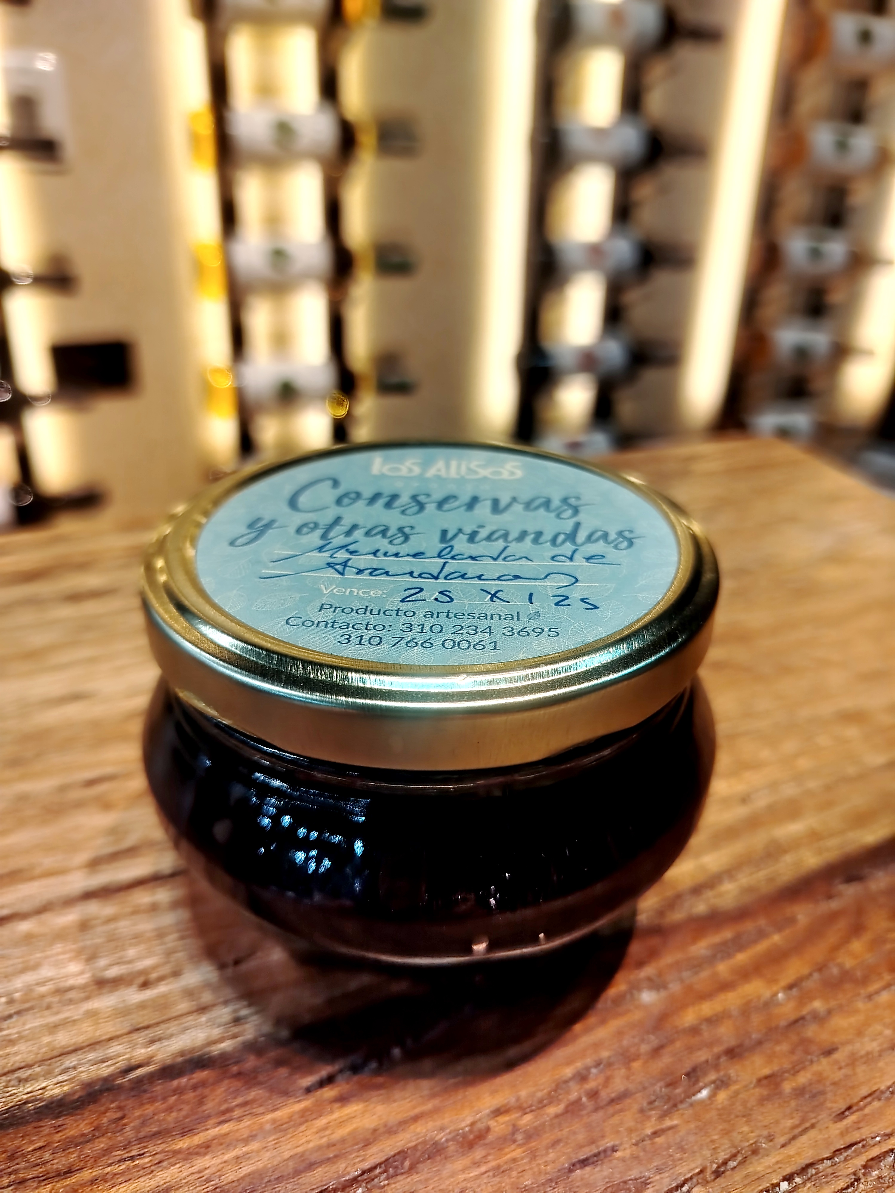 MERMELADA ARTESANAL DE ARANDANOS (450G) 