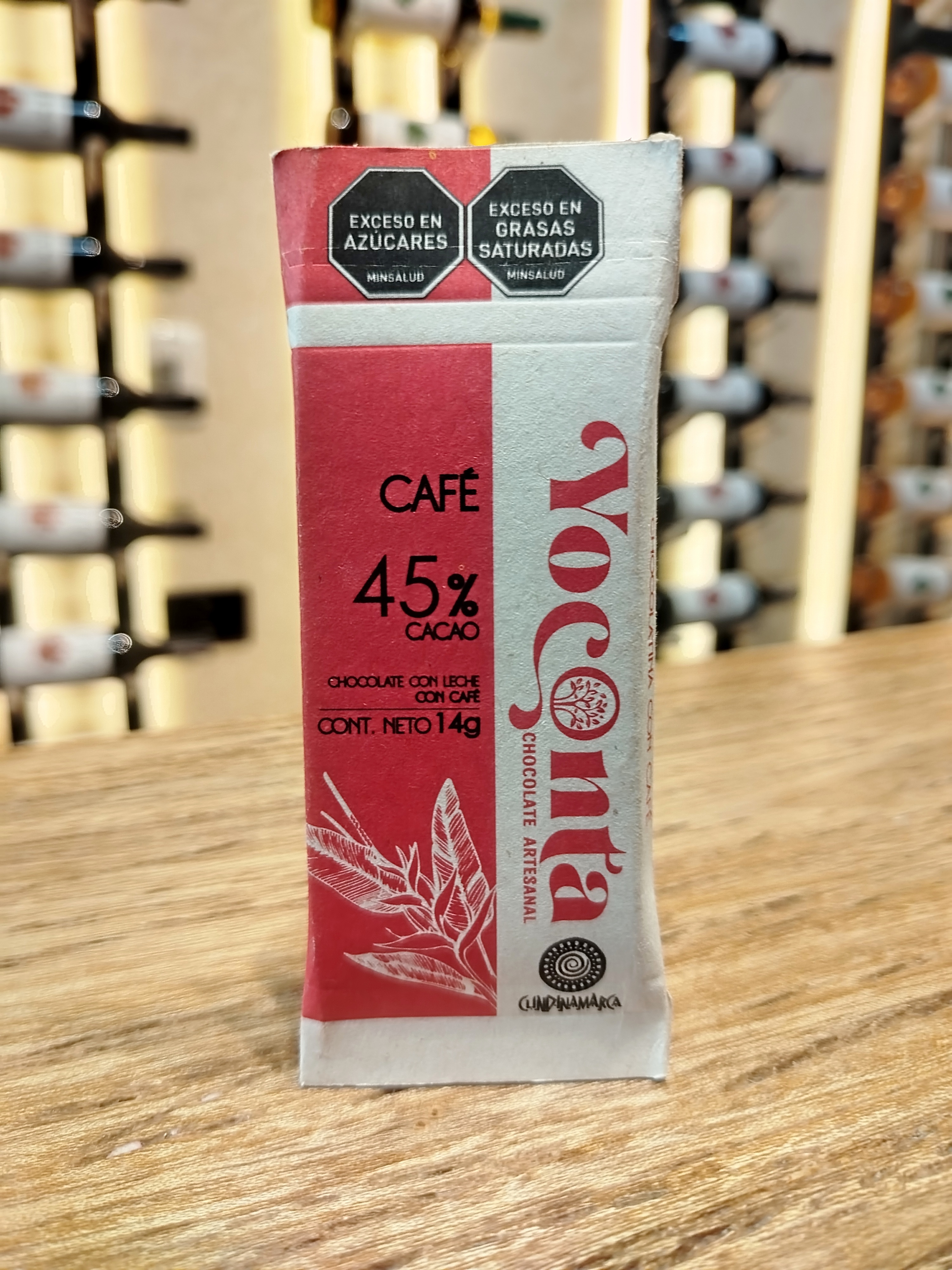 CHOCOLATE DE CAFÉ 45% CACAO SEMIAMARGO (14G) 