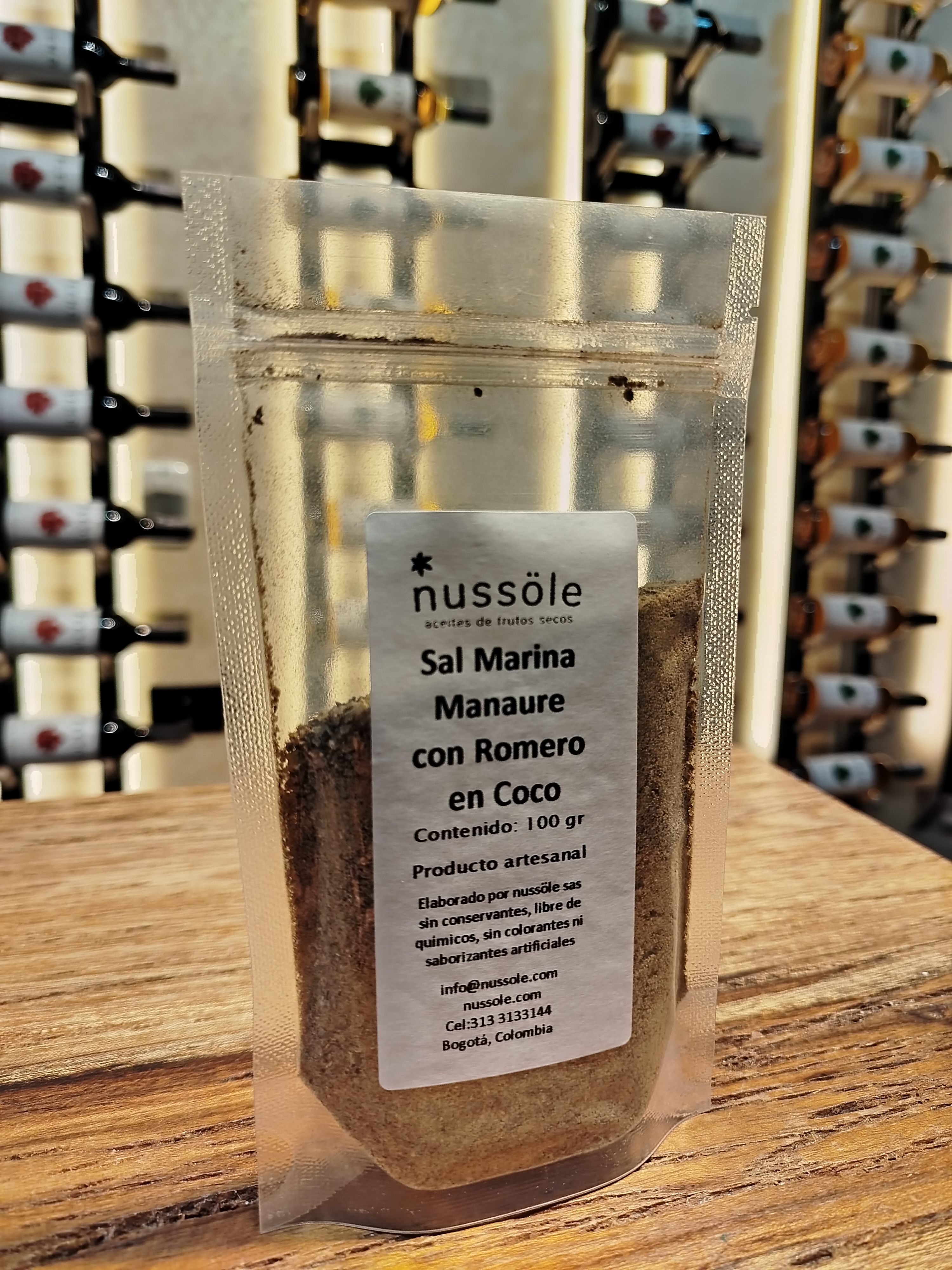 SAL MARINA MANAURE CON ROMERO EN COCO (100GR)