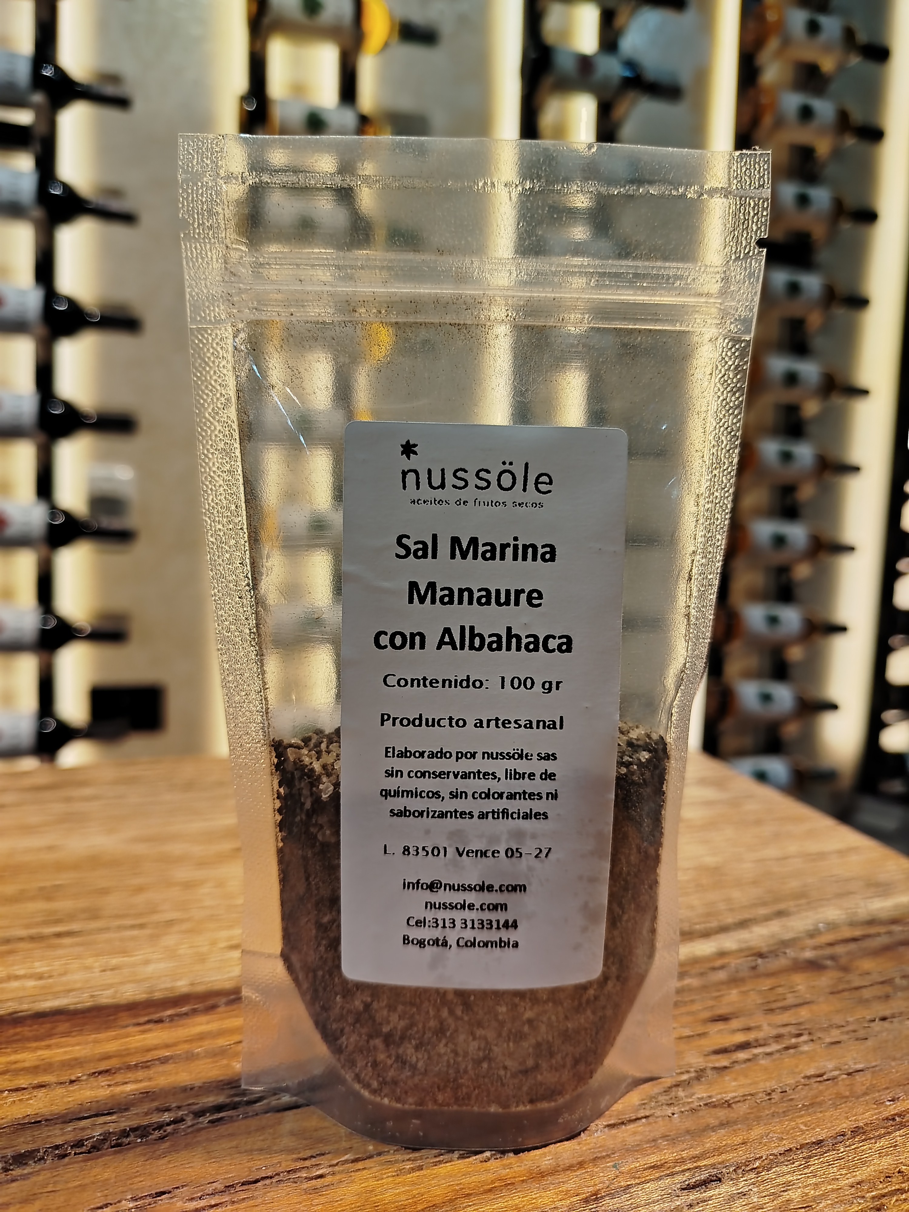 SAL MARINA MANAURE CON OREGANO EN COCO (100GR)