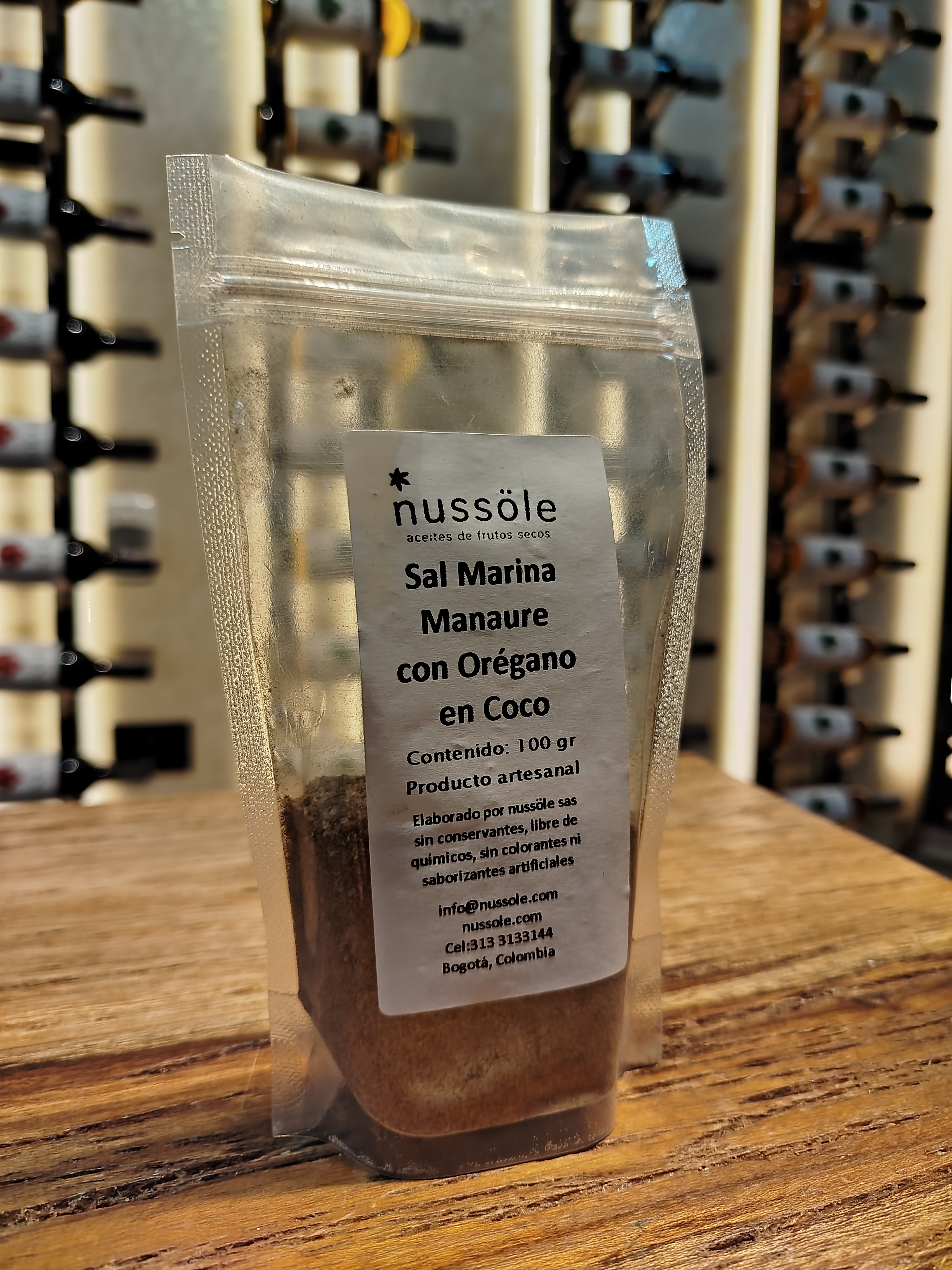 SAL MARINA MANAURE CON OREGANO EN COCO (100GR)