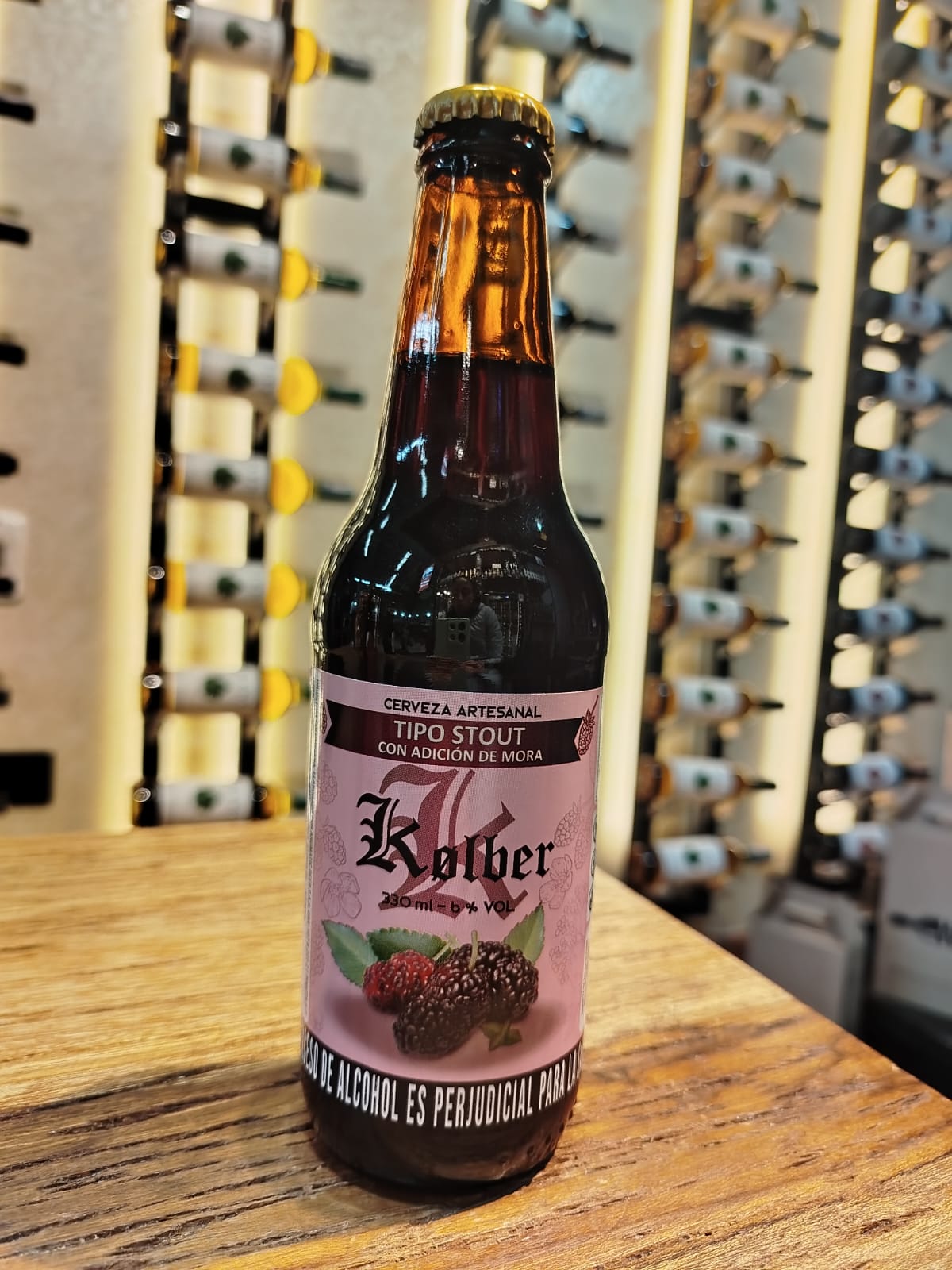 CERVEZA ARTESANAL DE MORA (330ML) 