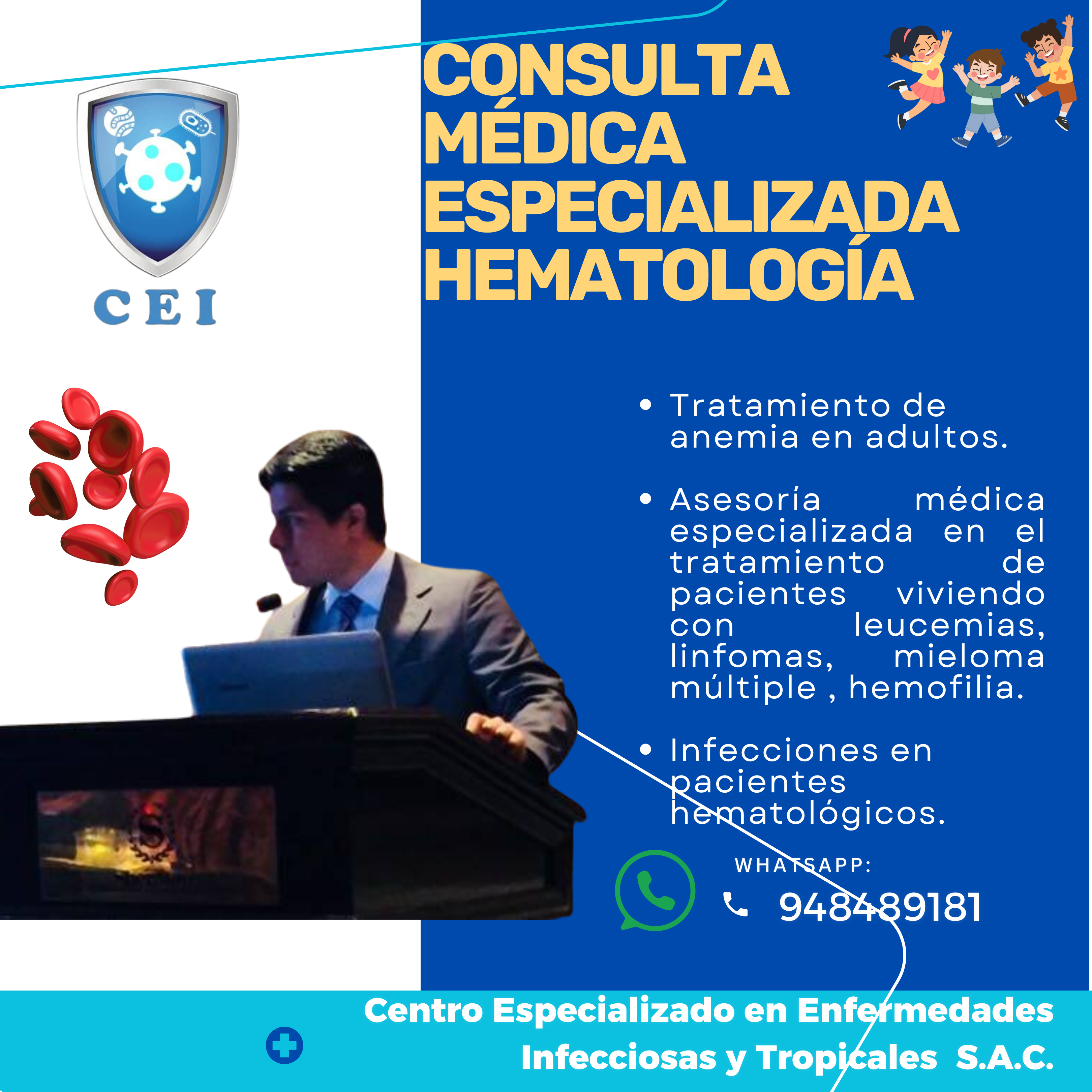 CONSULTA MÉDICA ESPECIALIZADA EN HEMATOLOGÍA