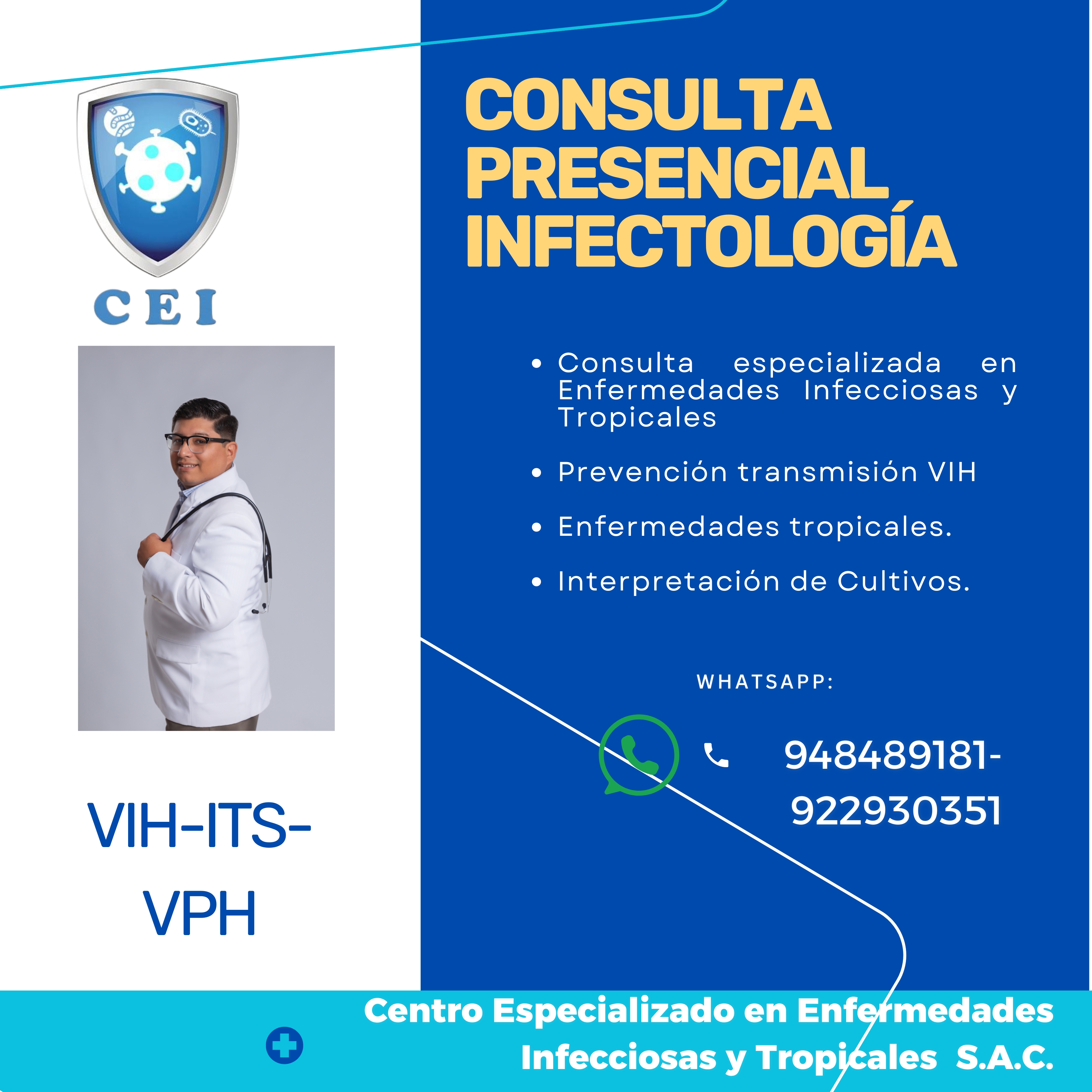 Consulta Médica Especializada en Infectología