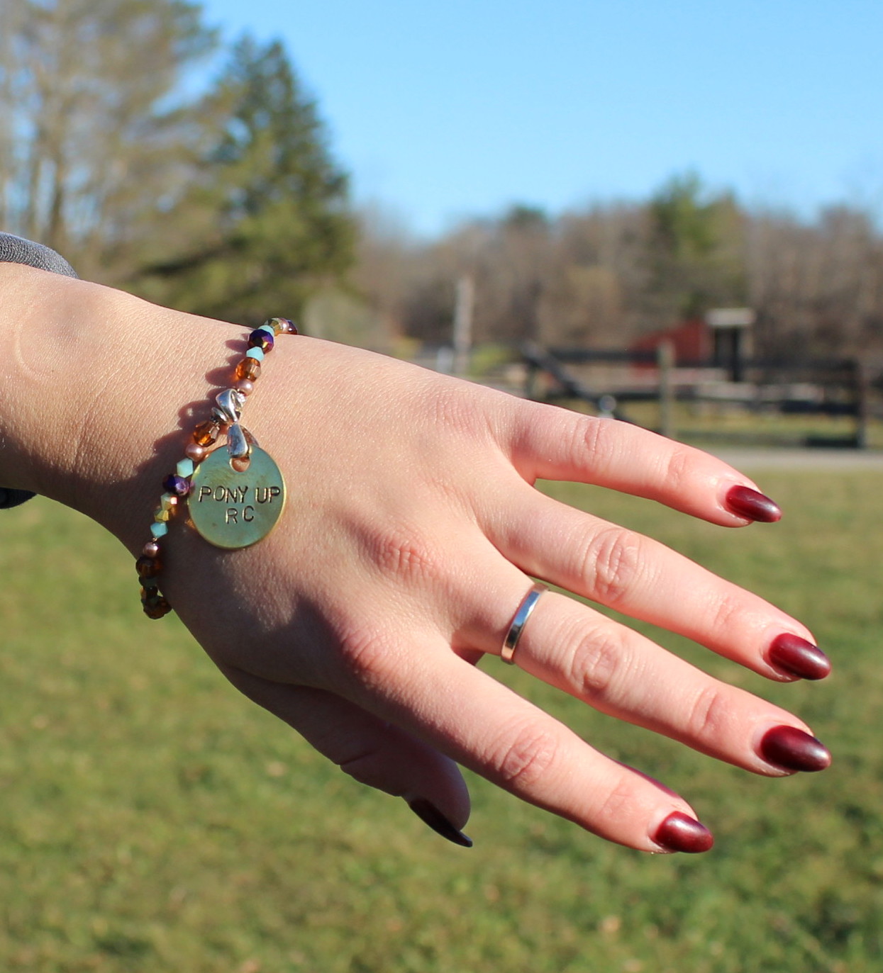 Beaded Charm Bracelet