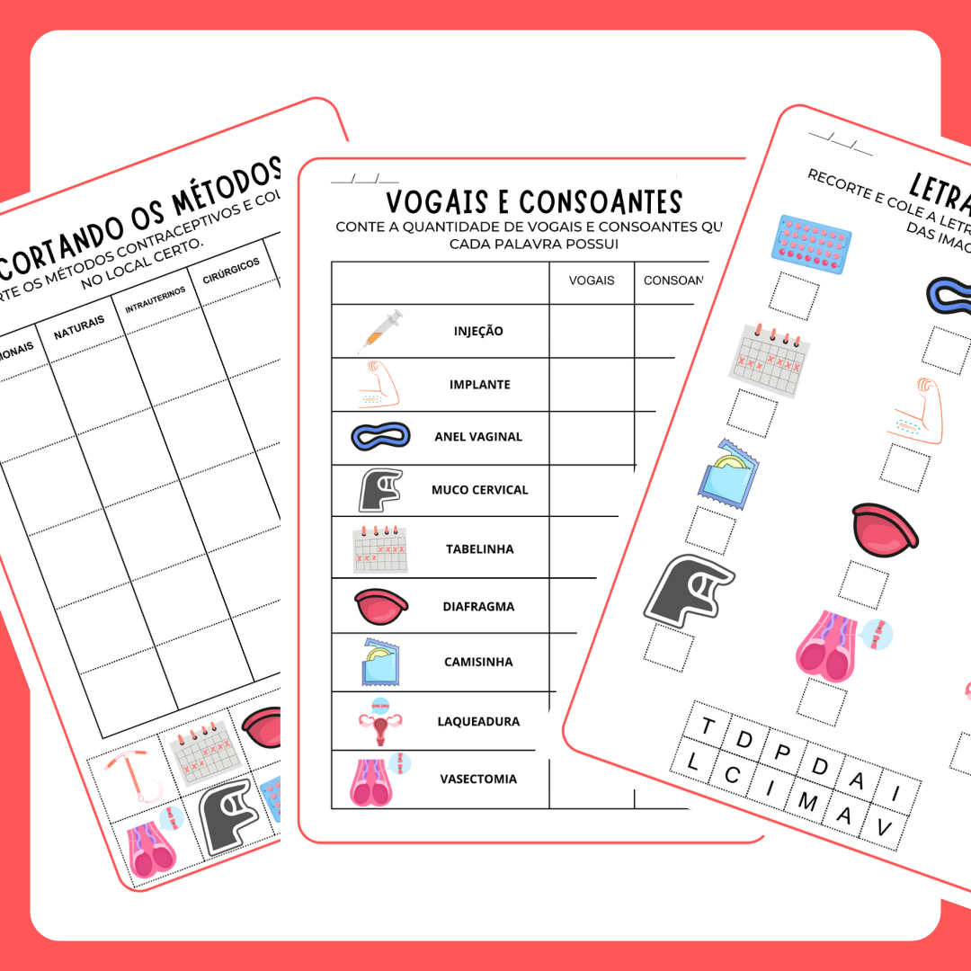 Métodos Contraceptivos (Pré-silábicos)