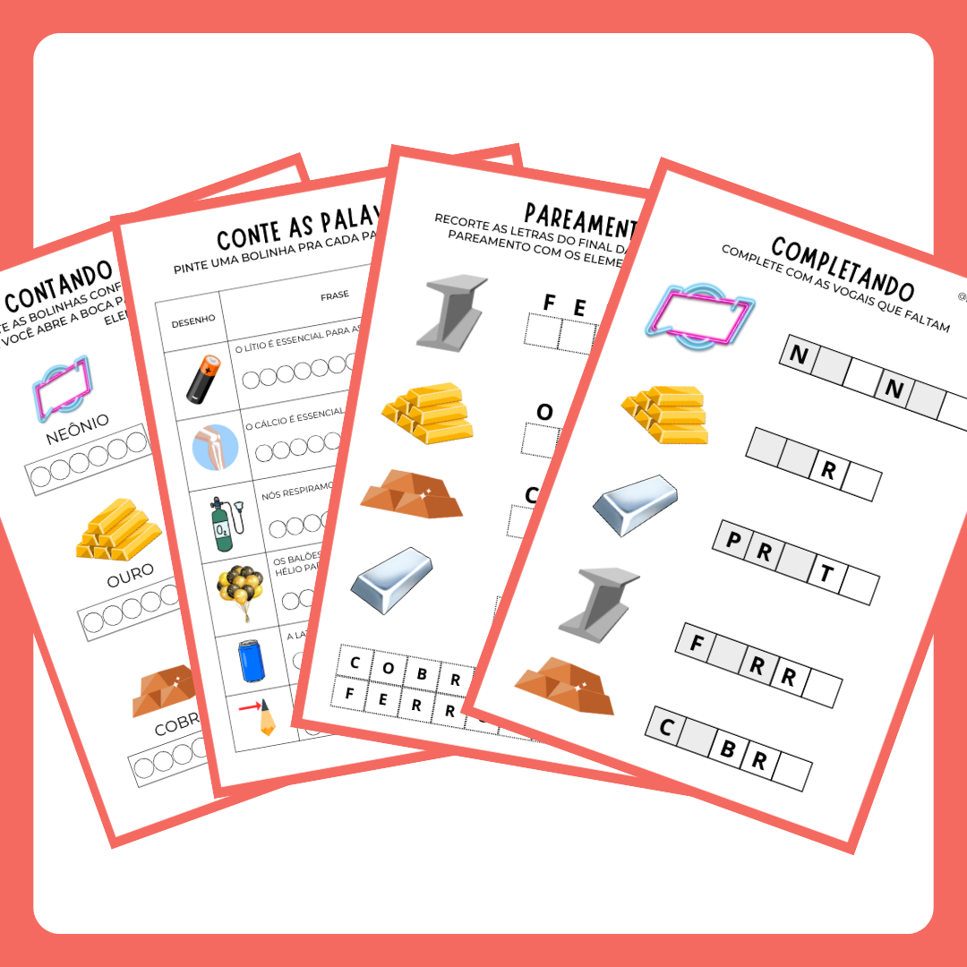 Elementos Químicos (Pré-silábicos)