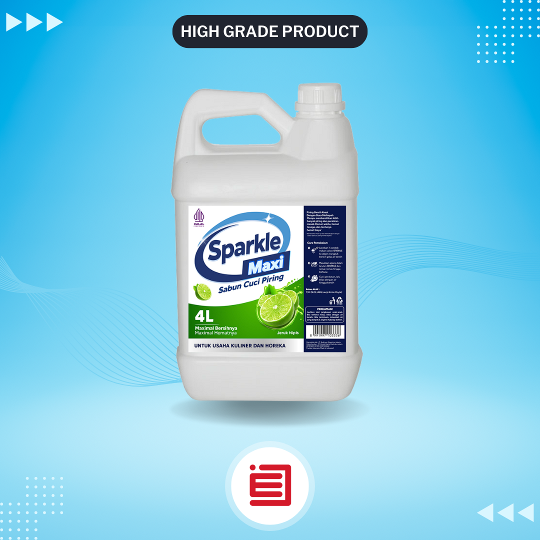 Sparkle MAXI Sabun Cuci Piring Jerigen 4 L