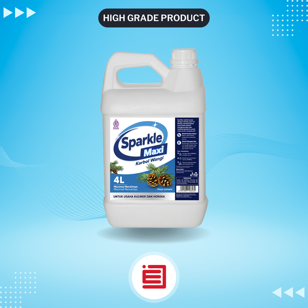 Sparkle MAXI Karbol Wangi Pine Jerigen 4 L