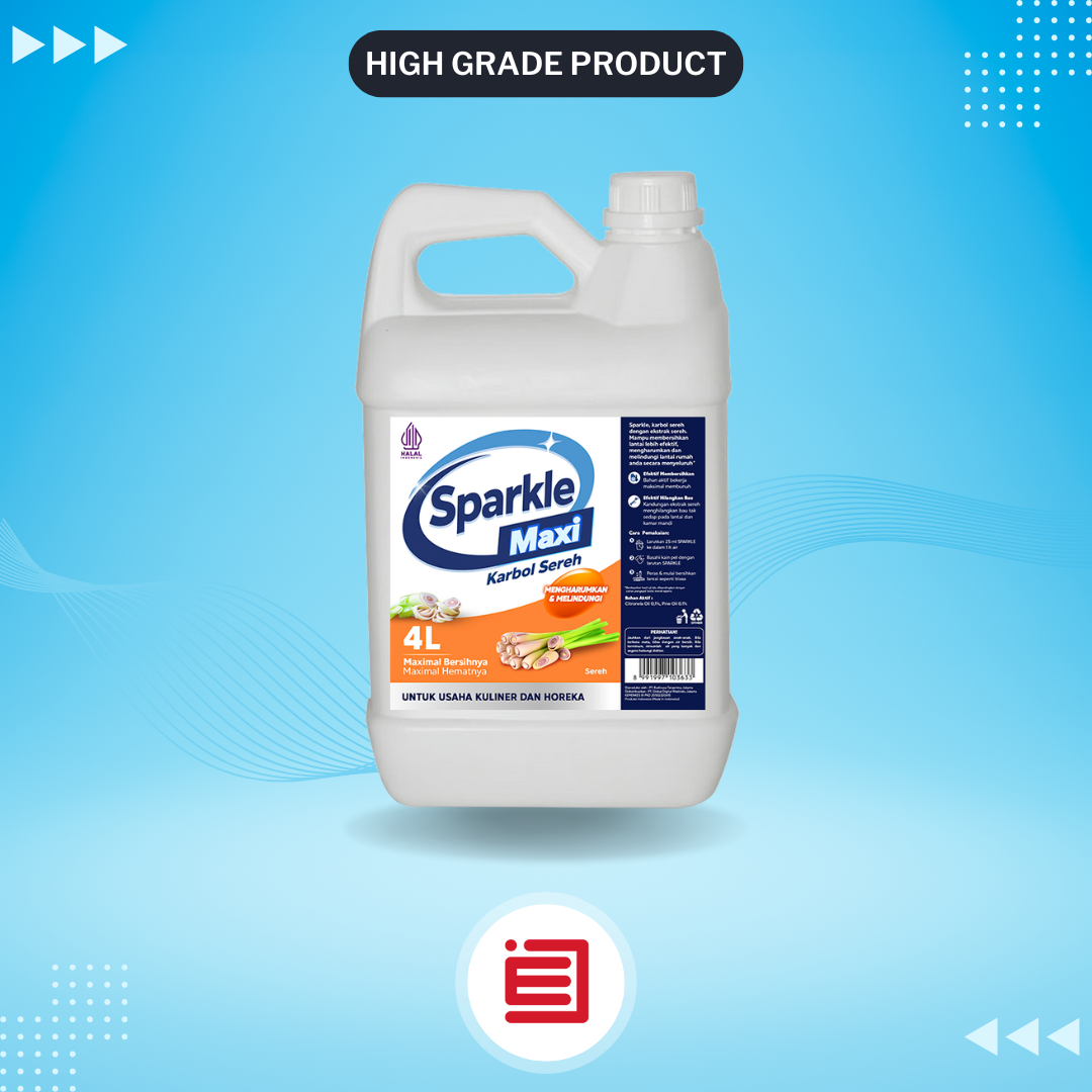 Sparkle MAXI Karbol Sereh Jerigen 4 L