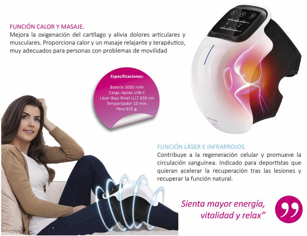 Láser de Rodilla MISTER RELAX