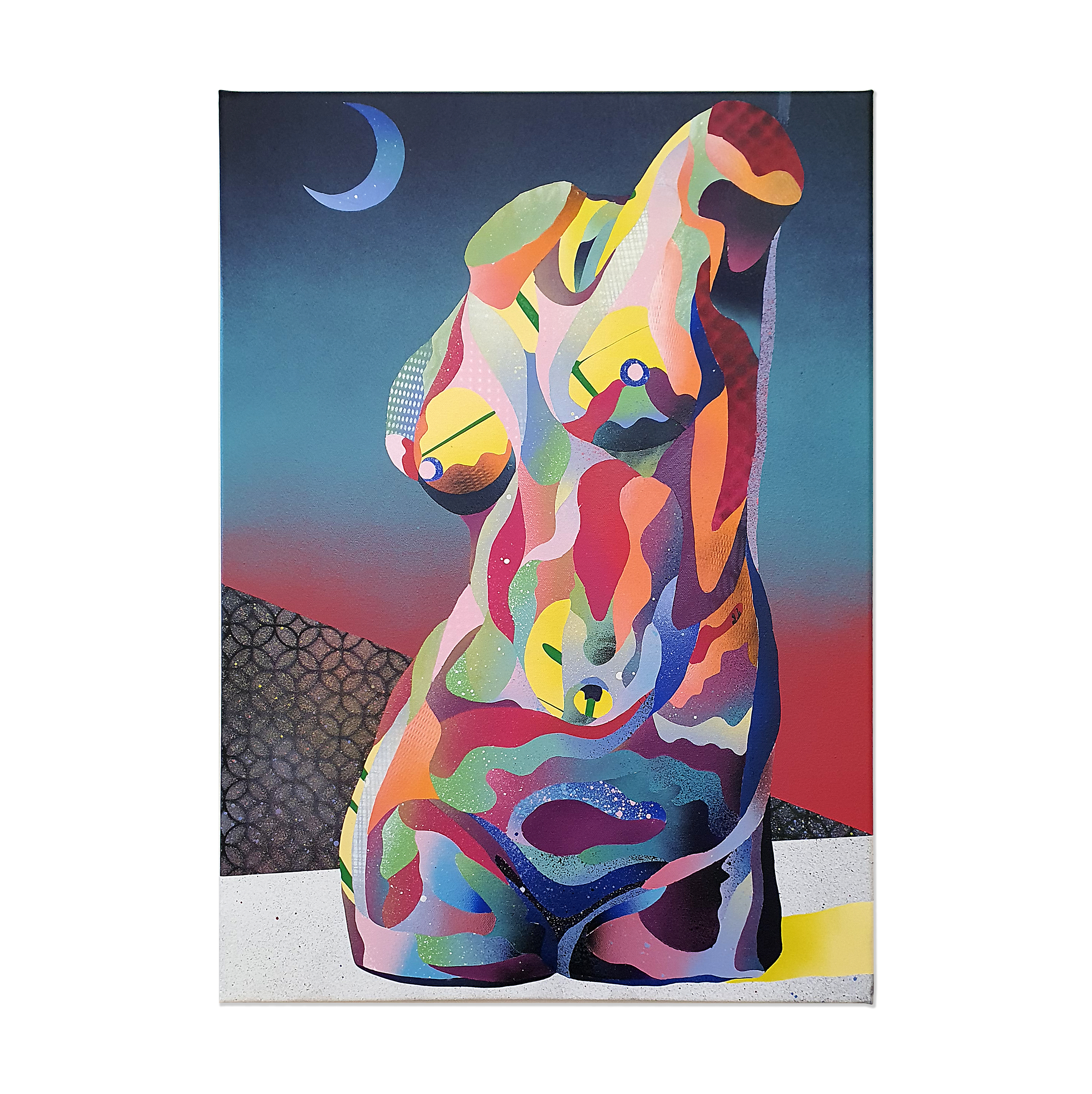 "Noche" Obra original 50x70 cm