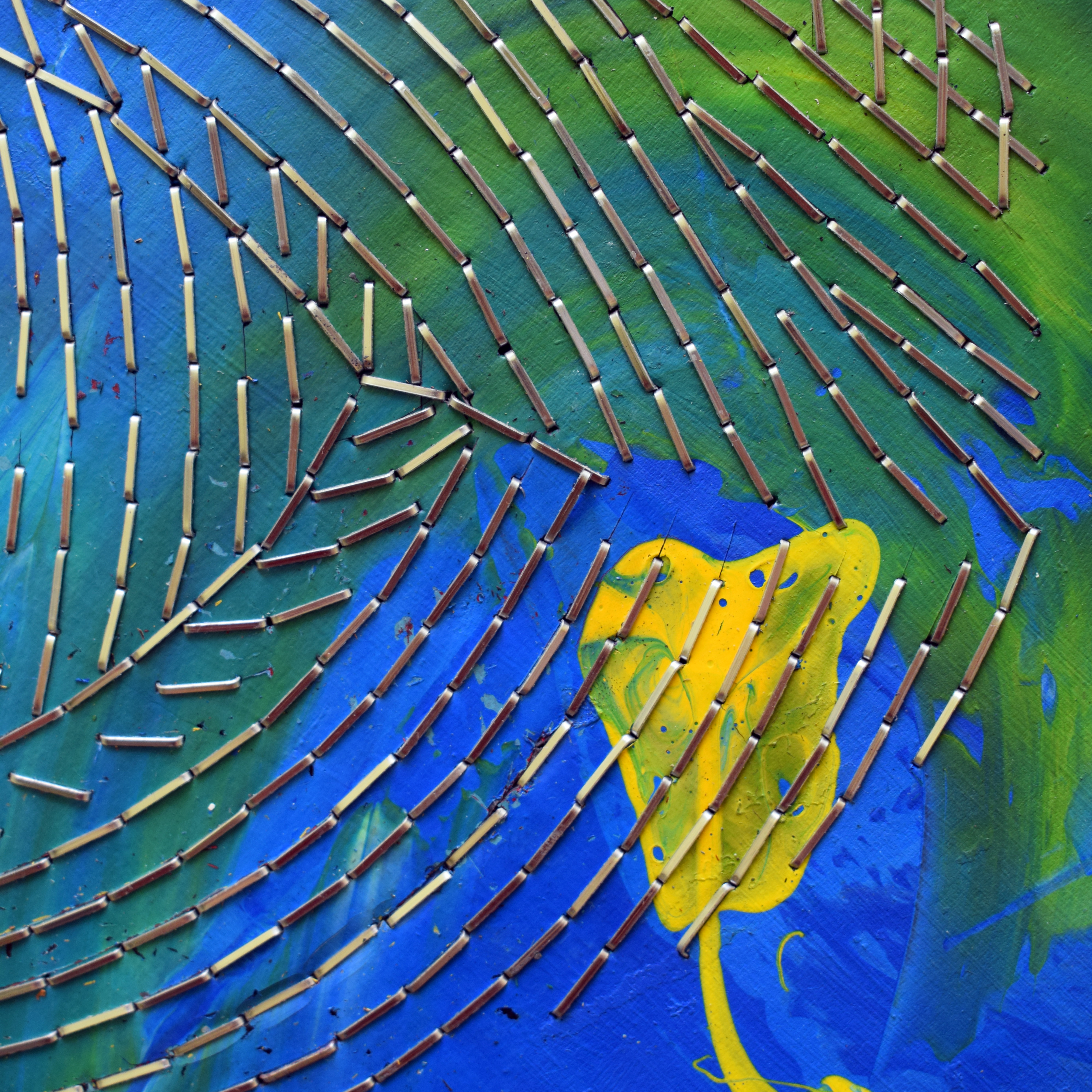 "El ojo que todo lo ve" Obra original 50x50 cm