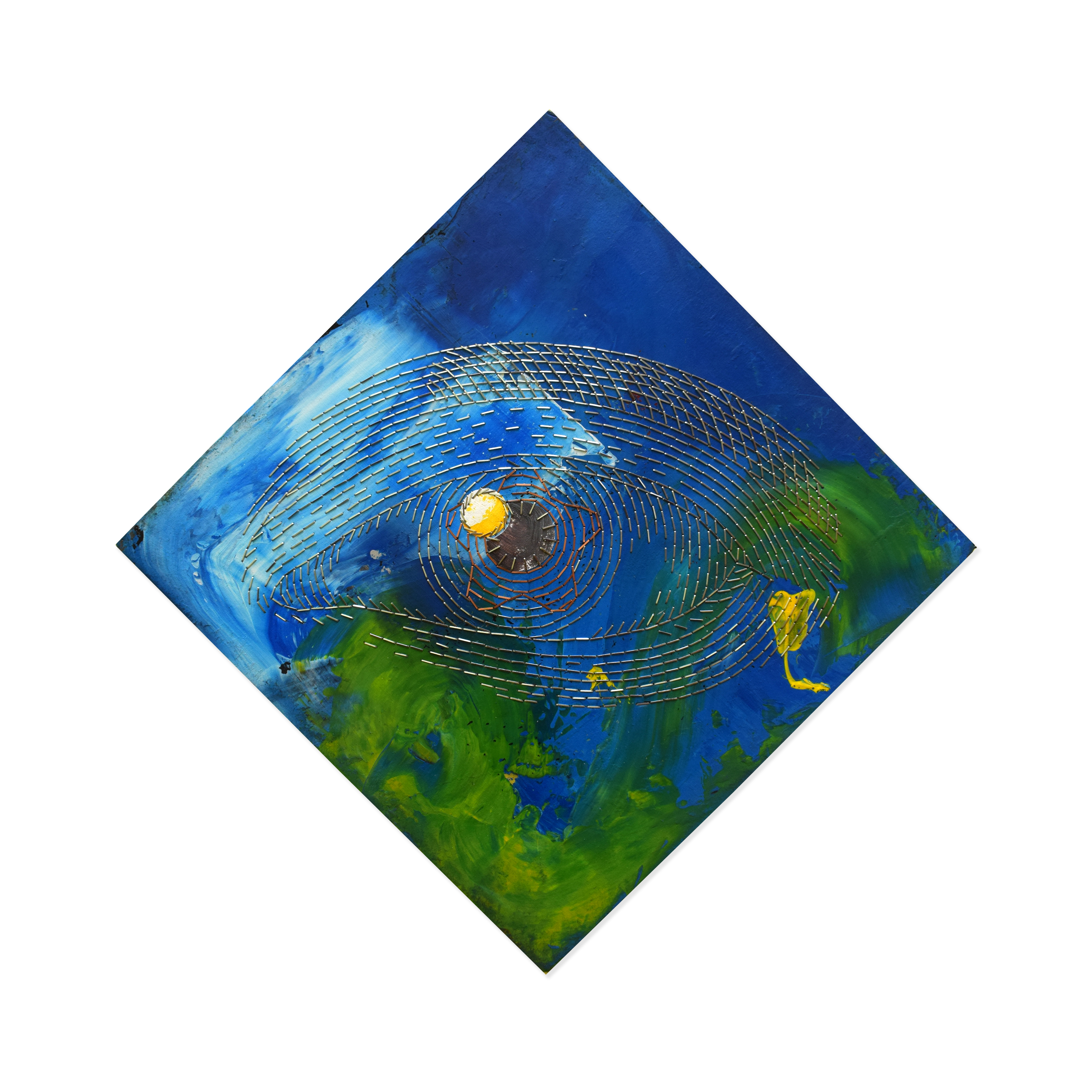 "El ojo que todo lo ve" Obra original 50x50 cm