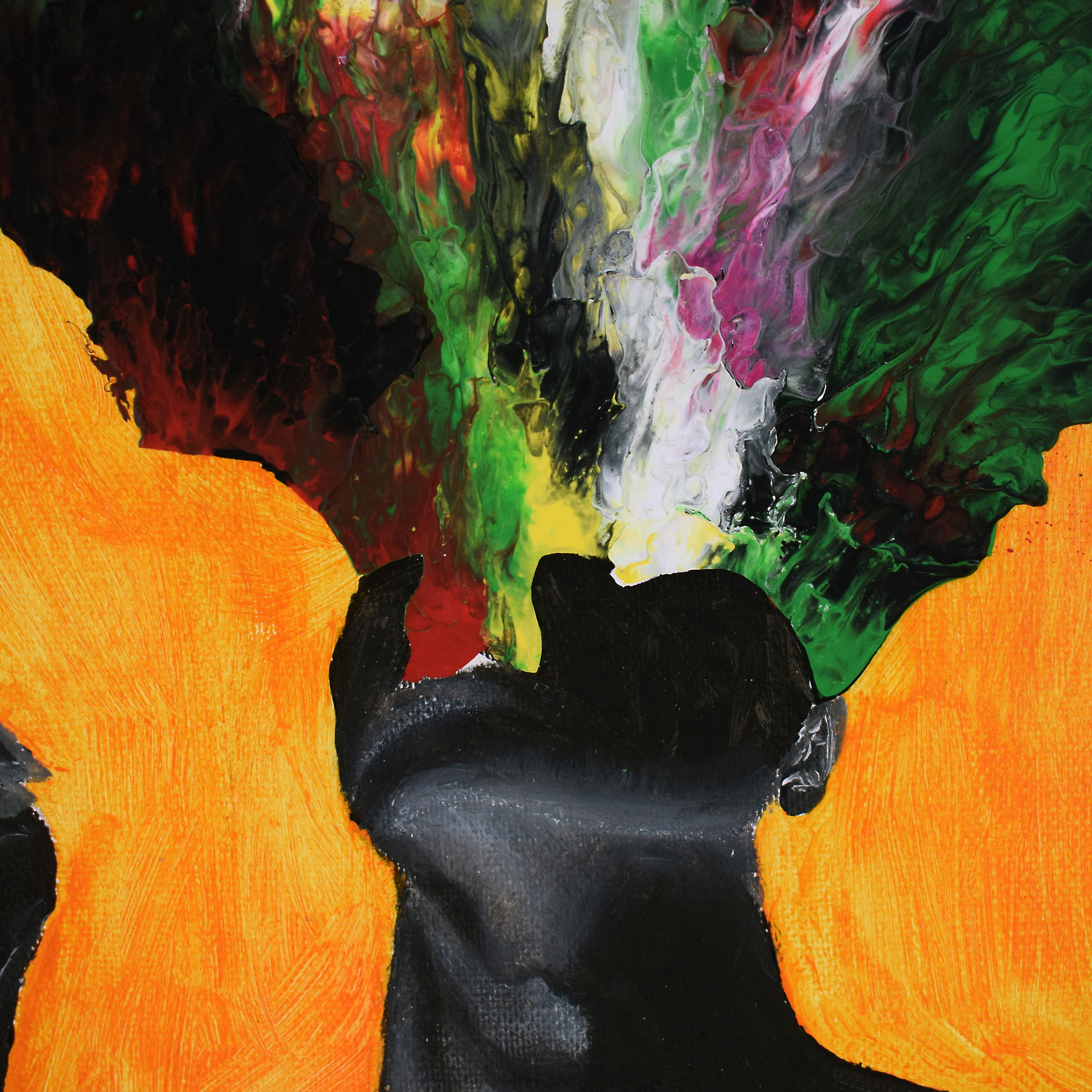 "Evasión o victoria" Obra original 20x60 cm