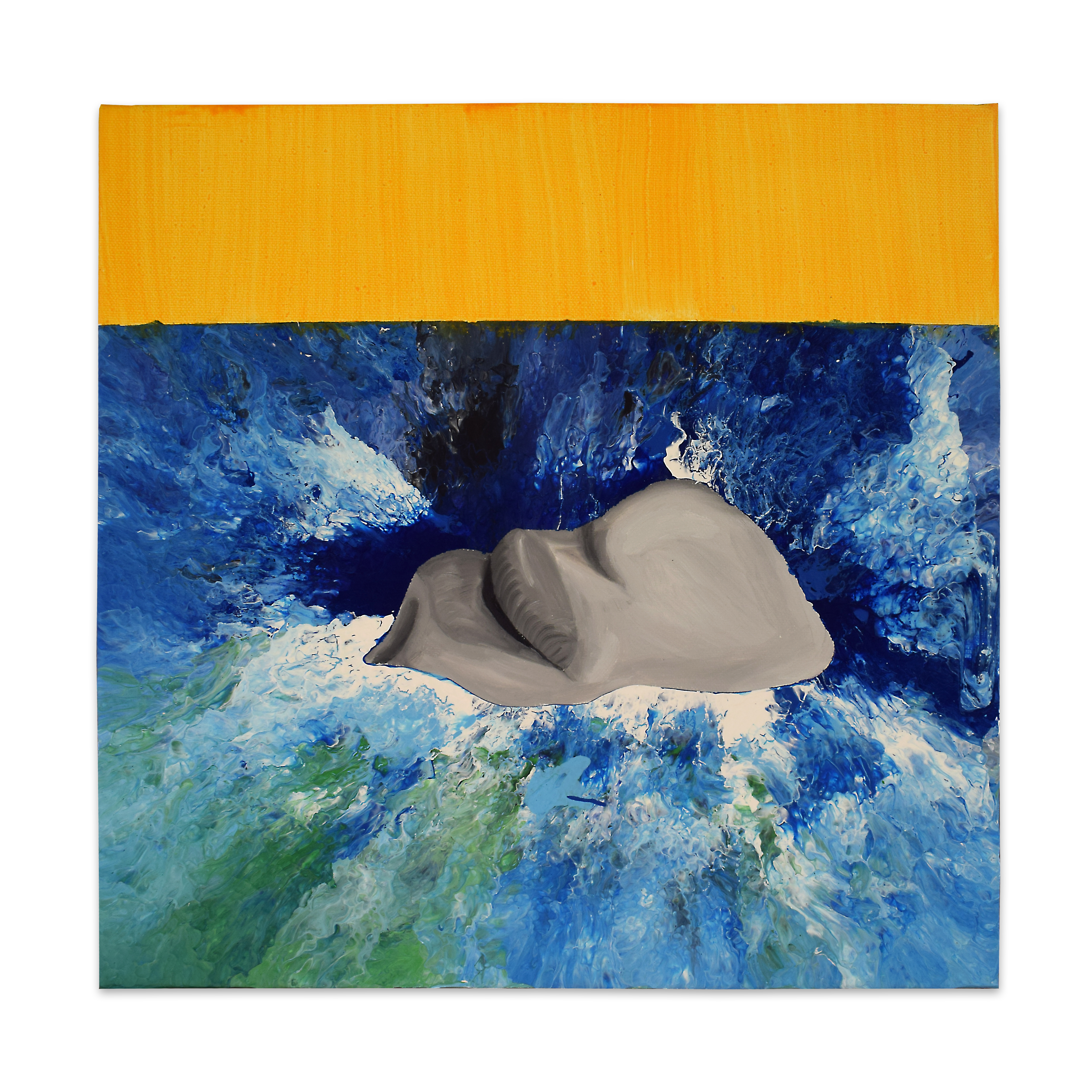 "No puedo mas" Obra original 40x40 cm