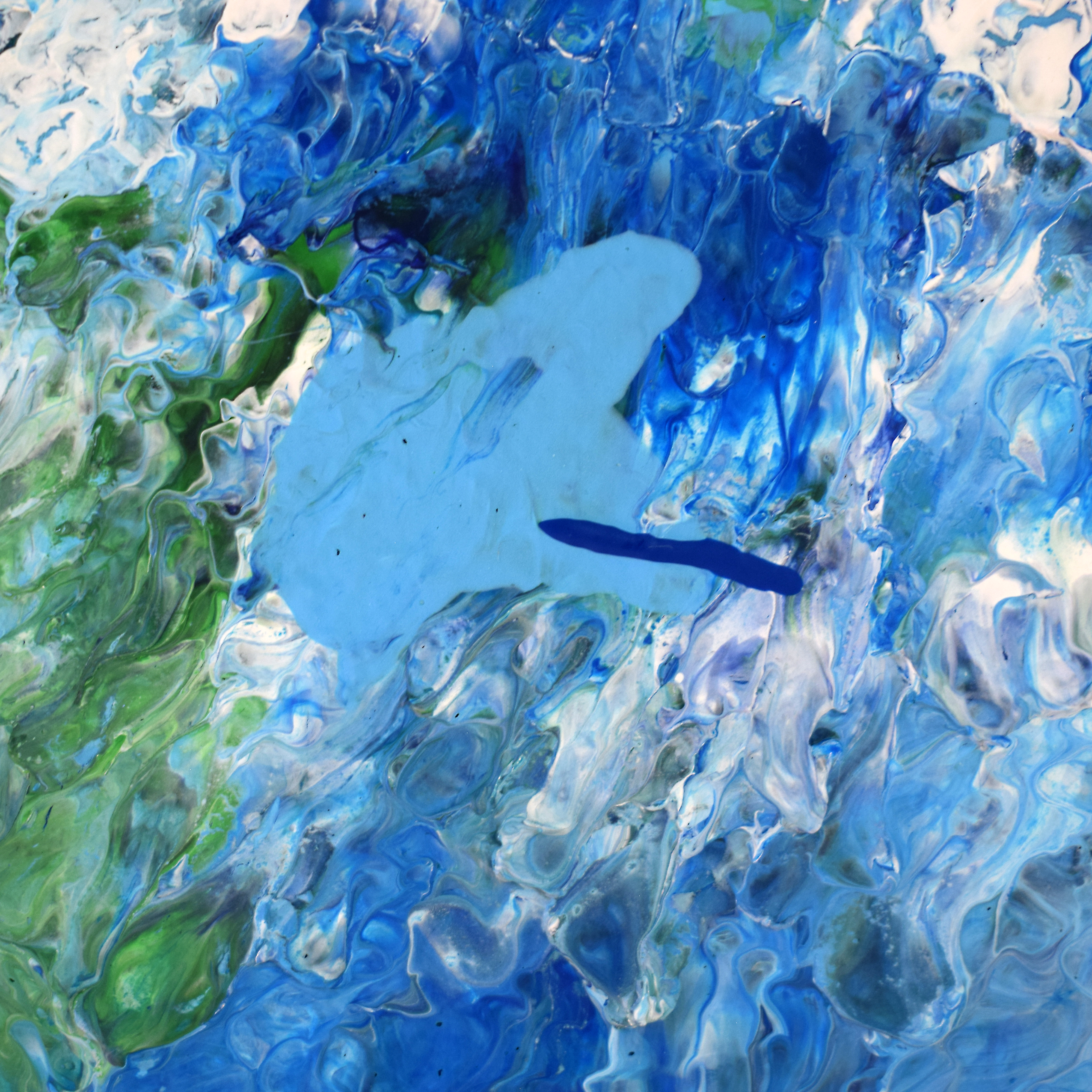 "No puedo mas" Obra original 40x40 cm