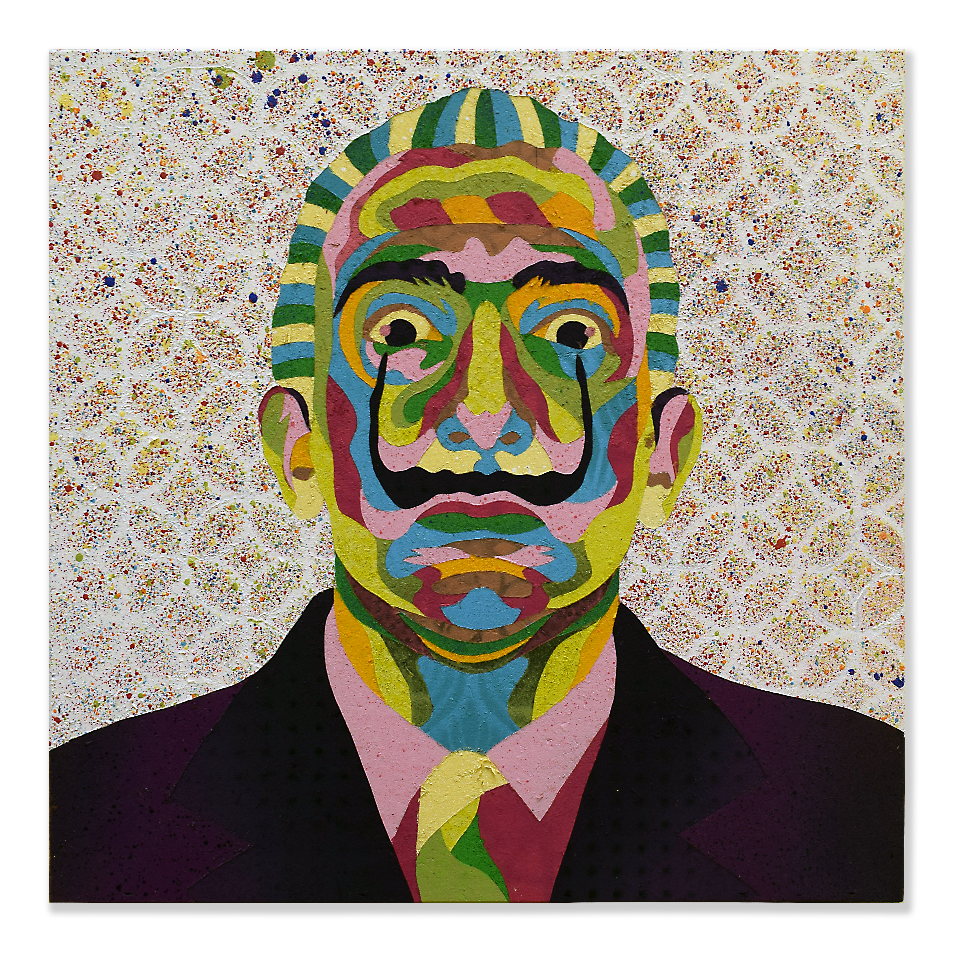 "Dalí" Obra original 25x25 cm