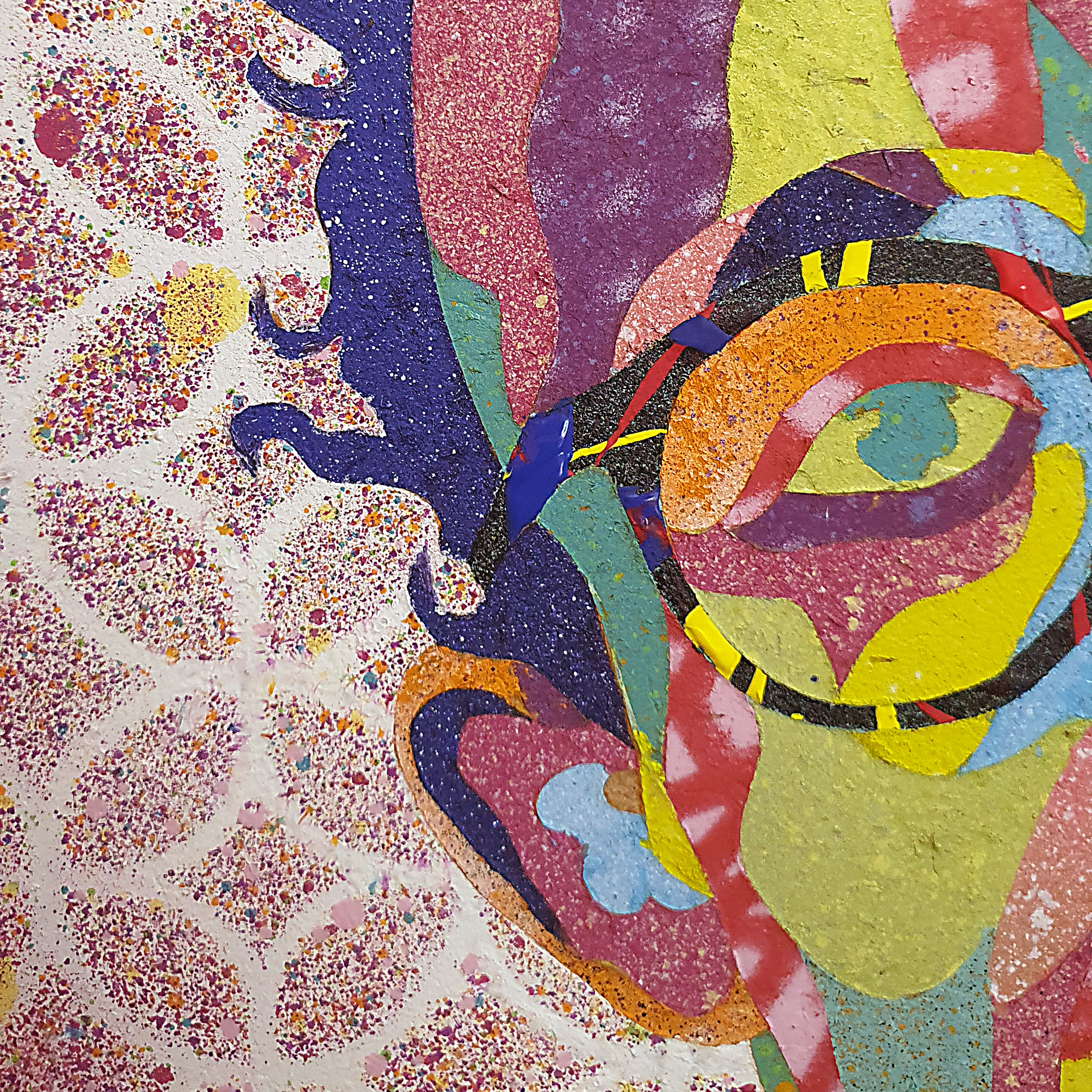 "Harring" Obra original 25x25 cm