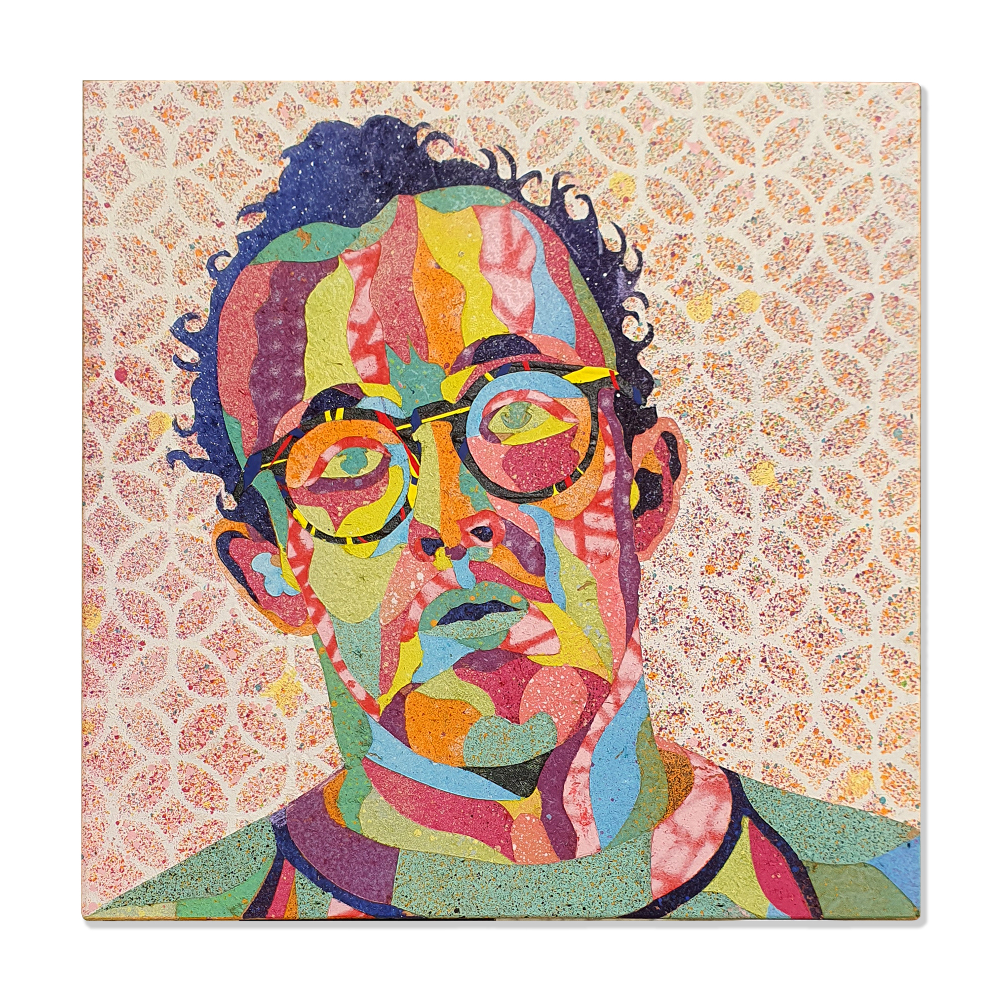 "Harring" Obra original 25x25 cm