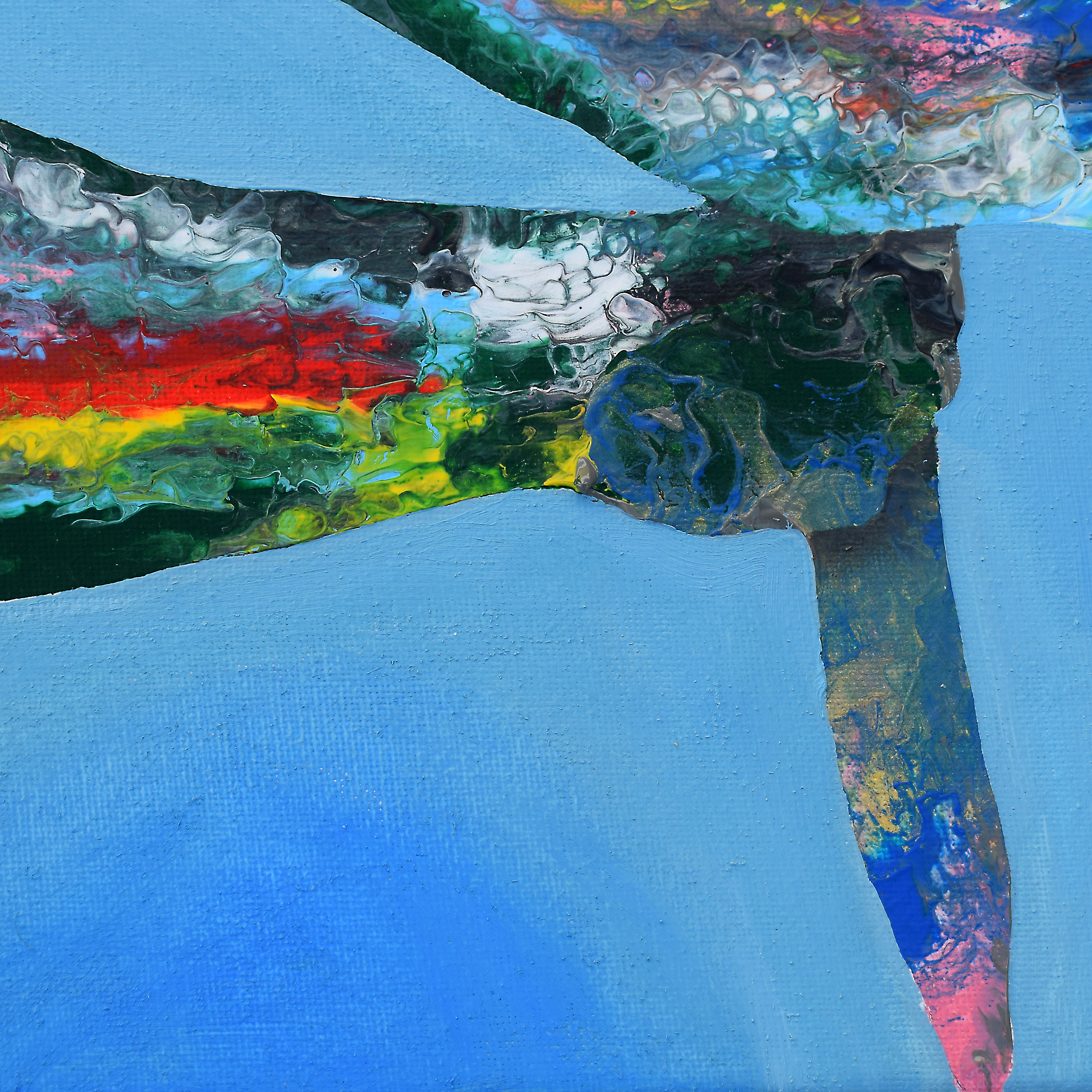 "Abrazo de despedida" Obra original 40x50 cm