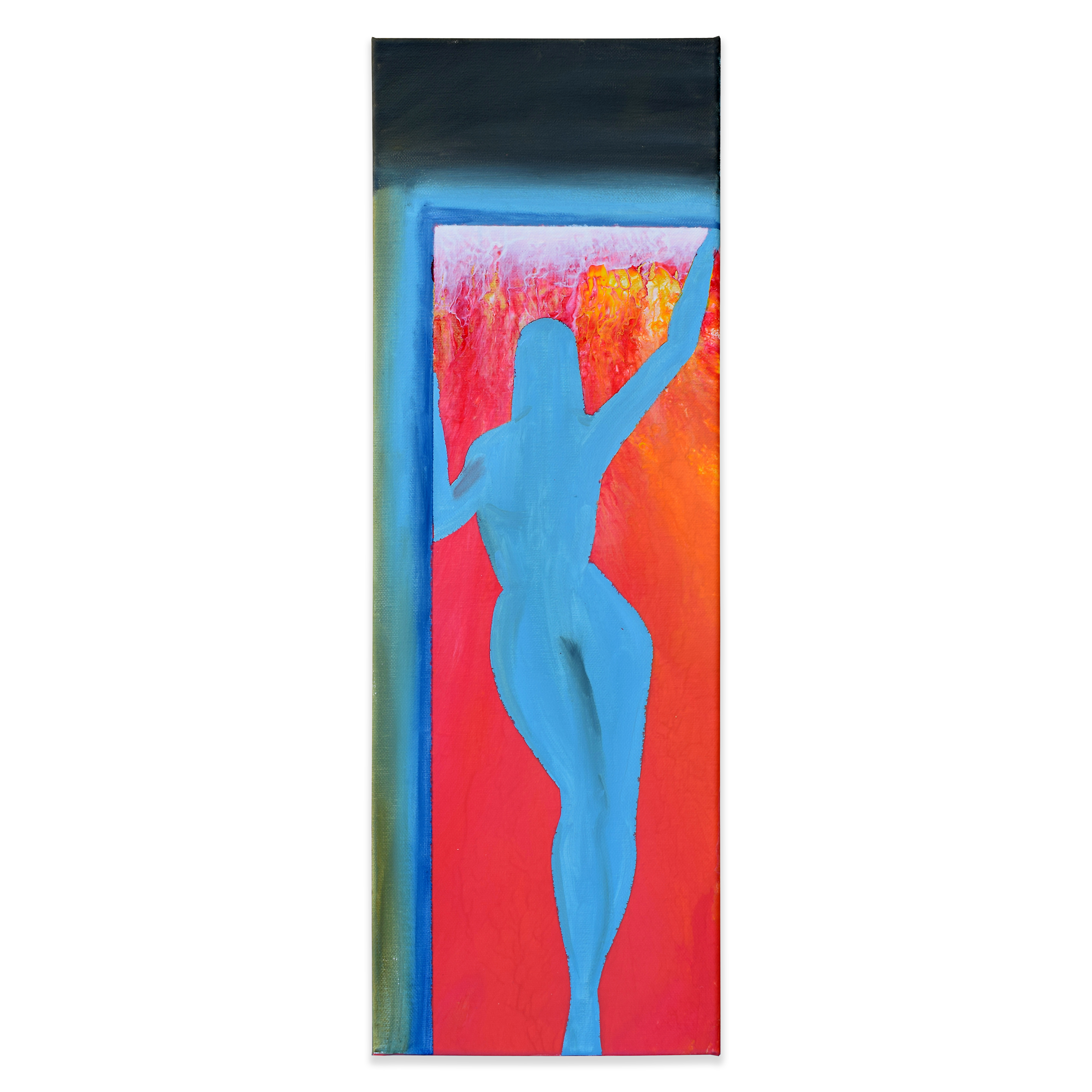 "Musa en el recuerdo" Obra original 20x60 cm