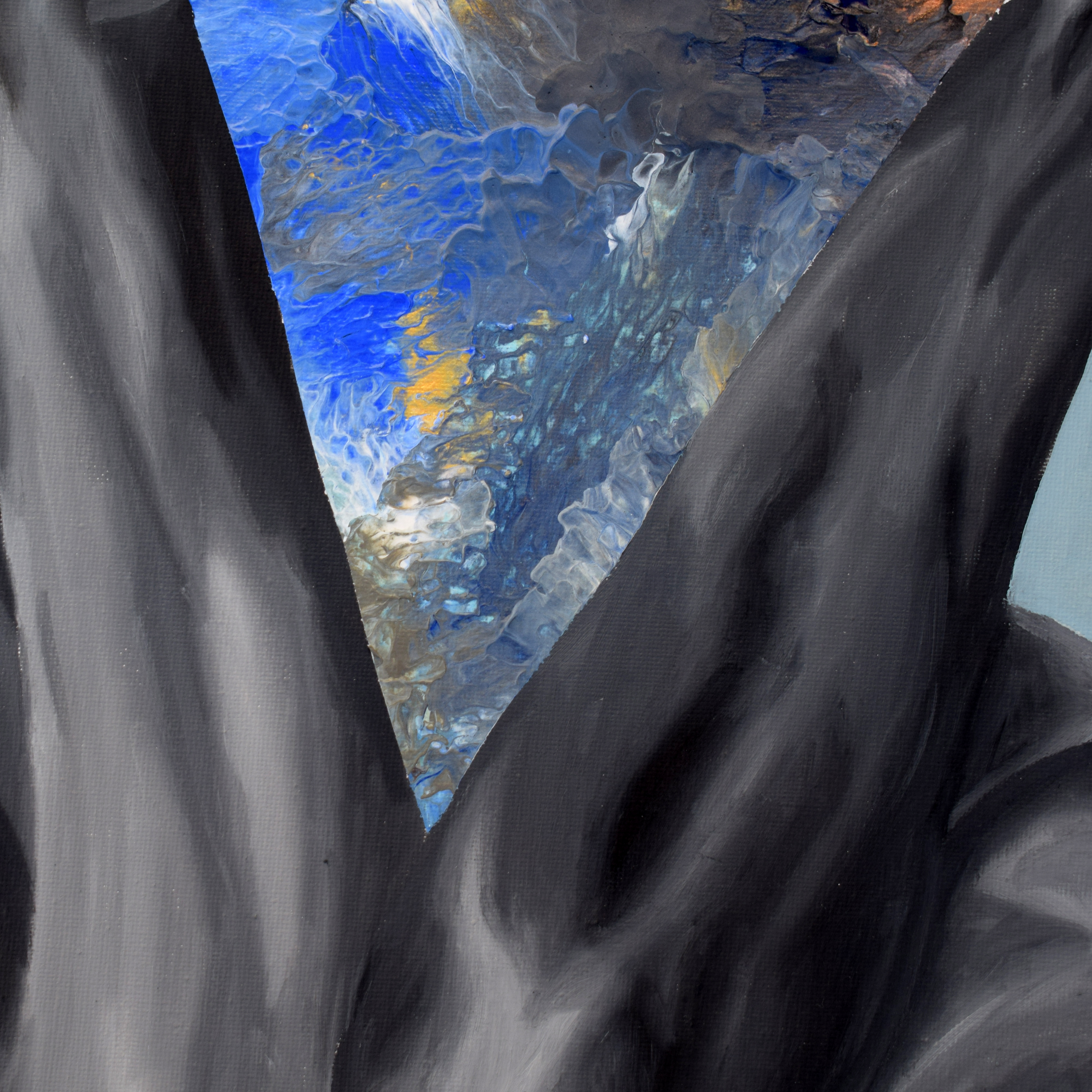 "Que hice mal" Obra original 50x70 cm