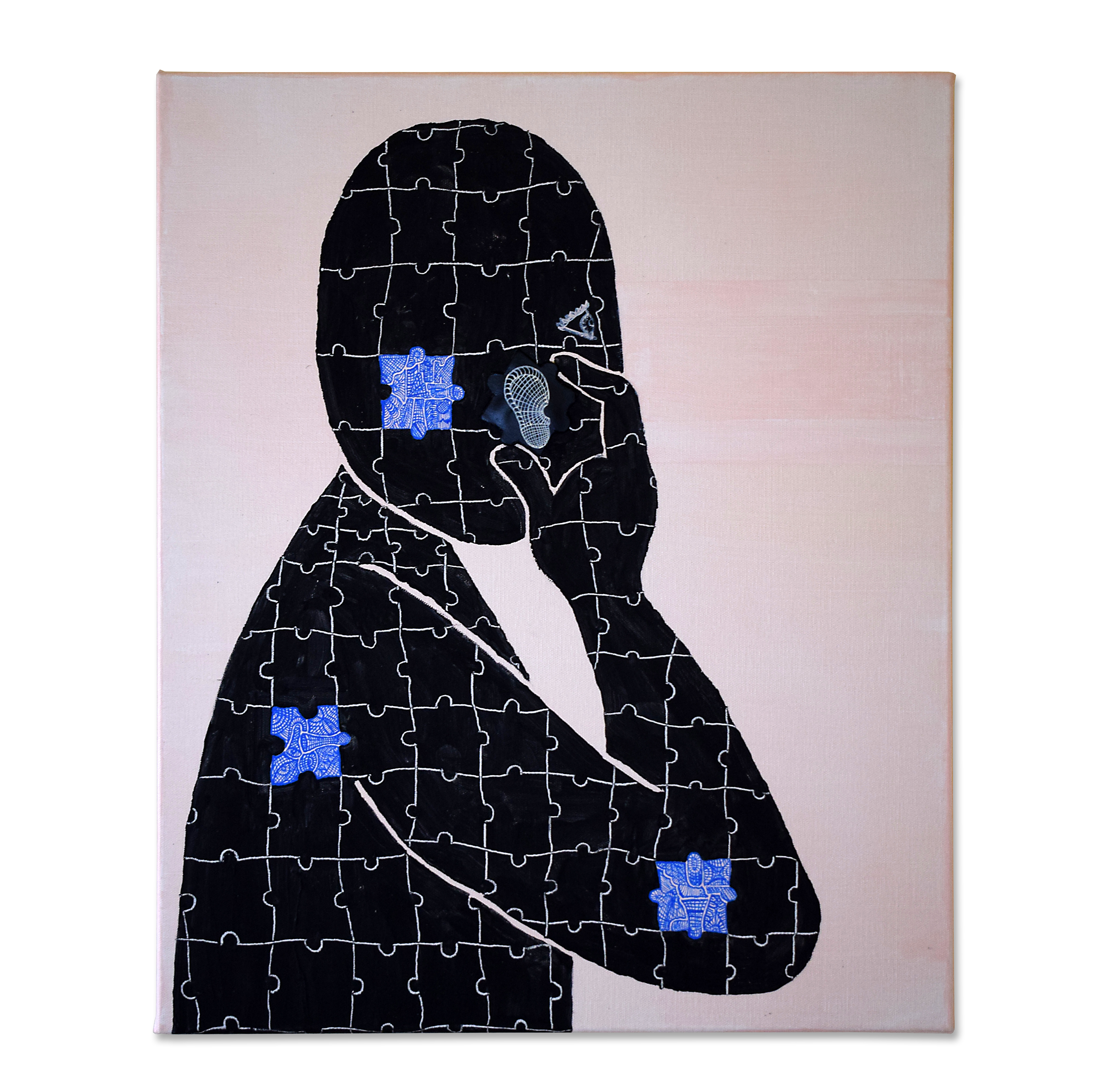 "Oído" Obra original 46x54 cm