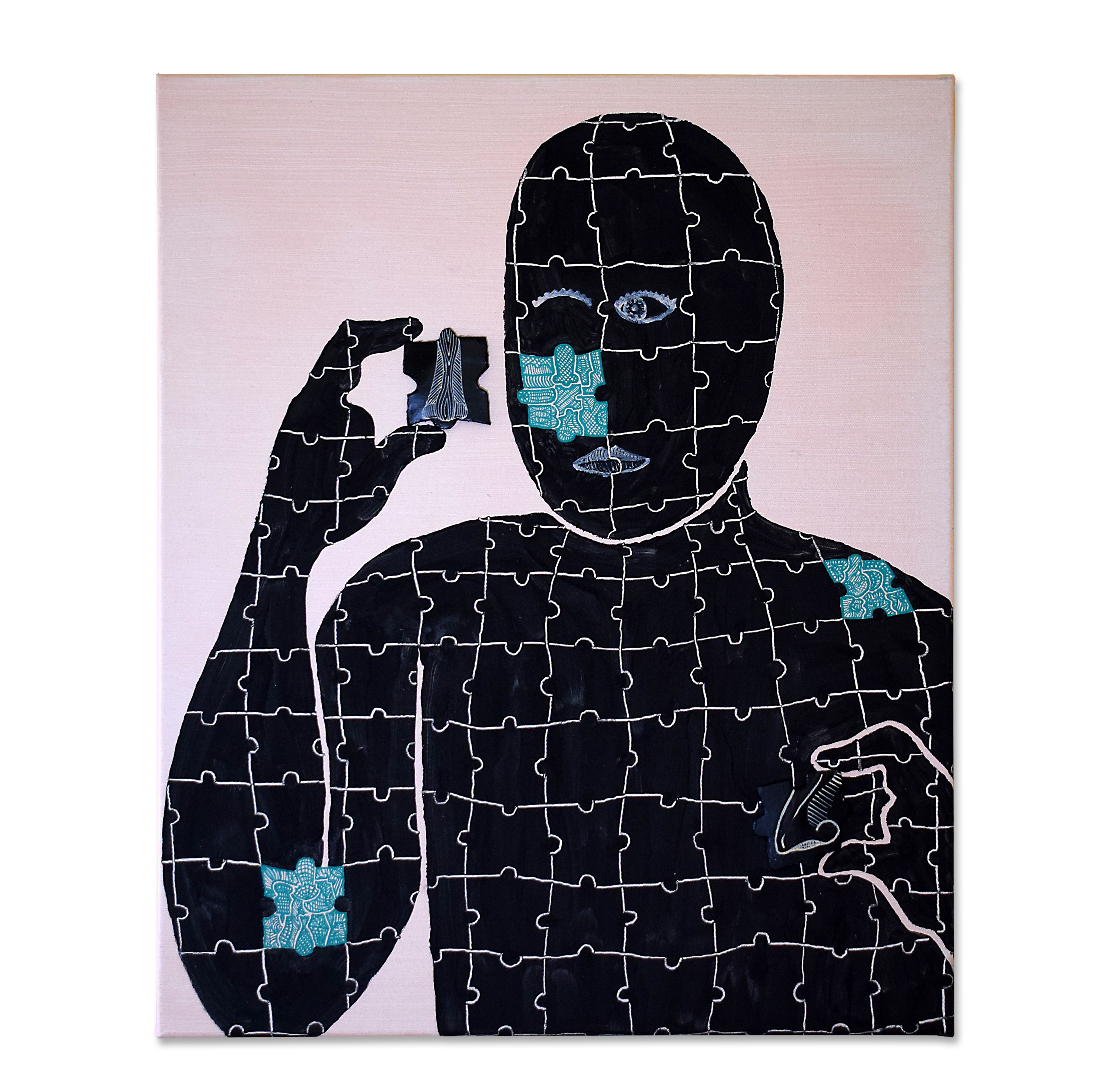 "Olfato" Obra original 46x54 cm