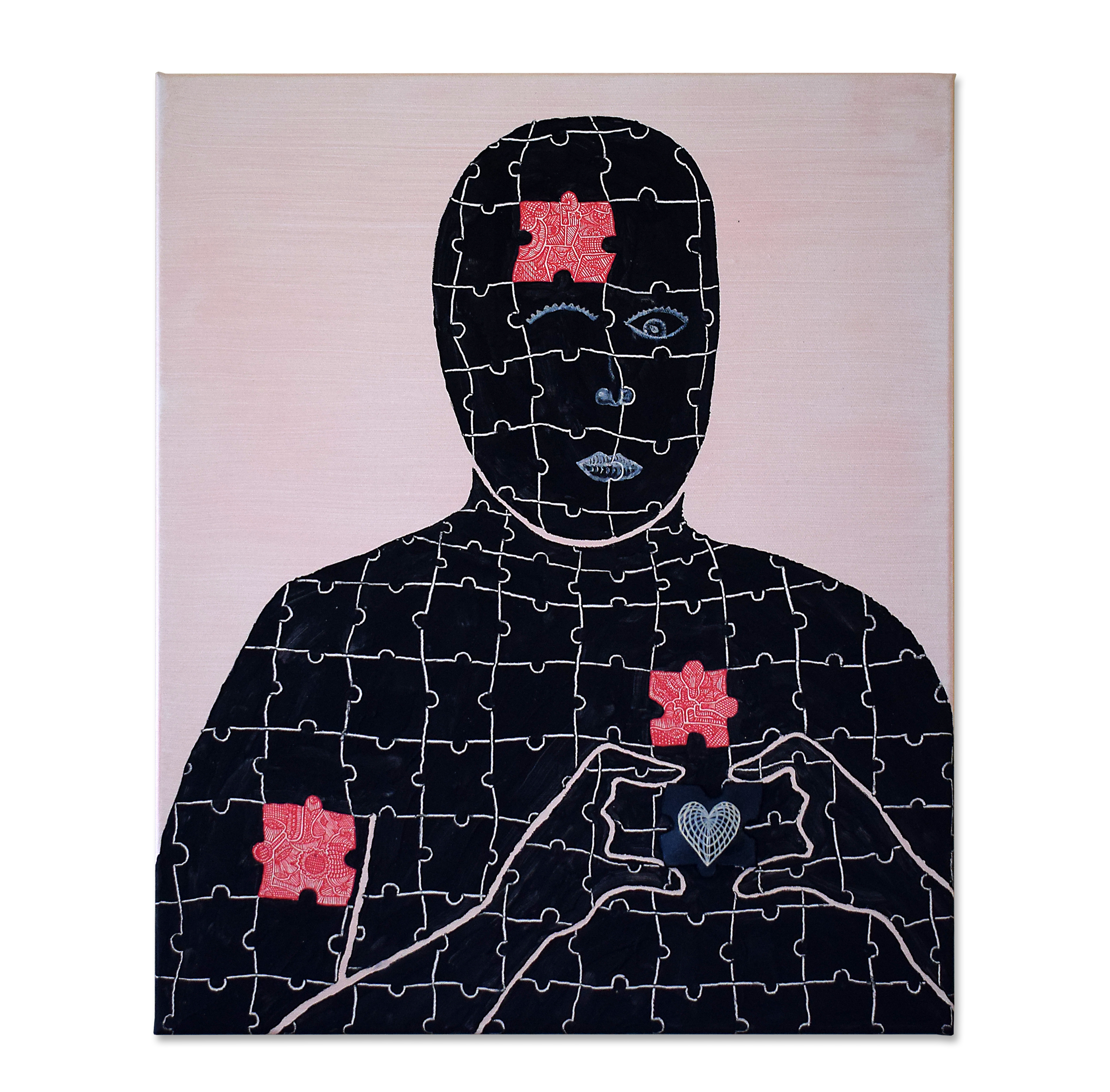 "Corazón" Obra original 46x54 cm