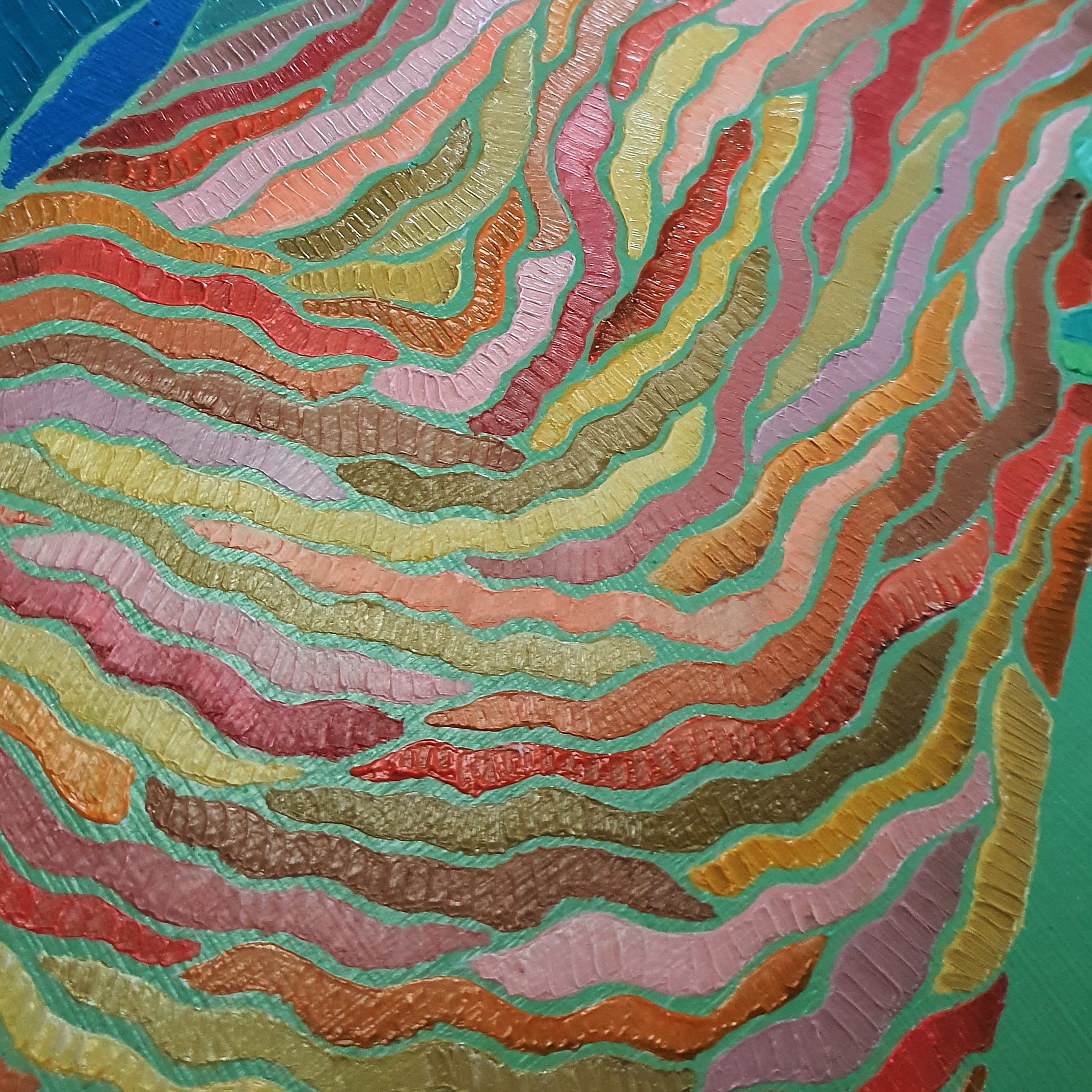 "Reencuentro" Obra original 167,5x78,5 cm