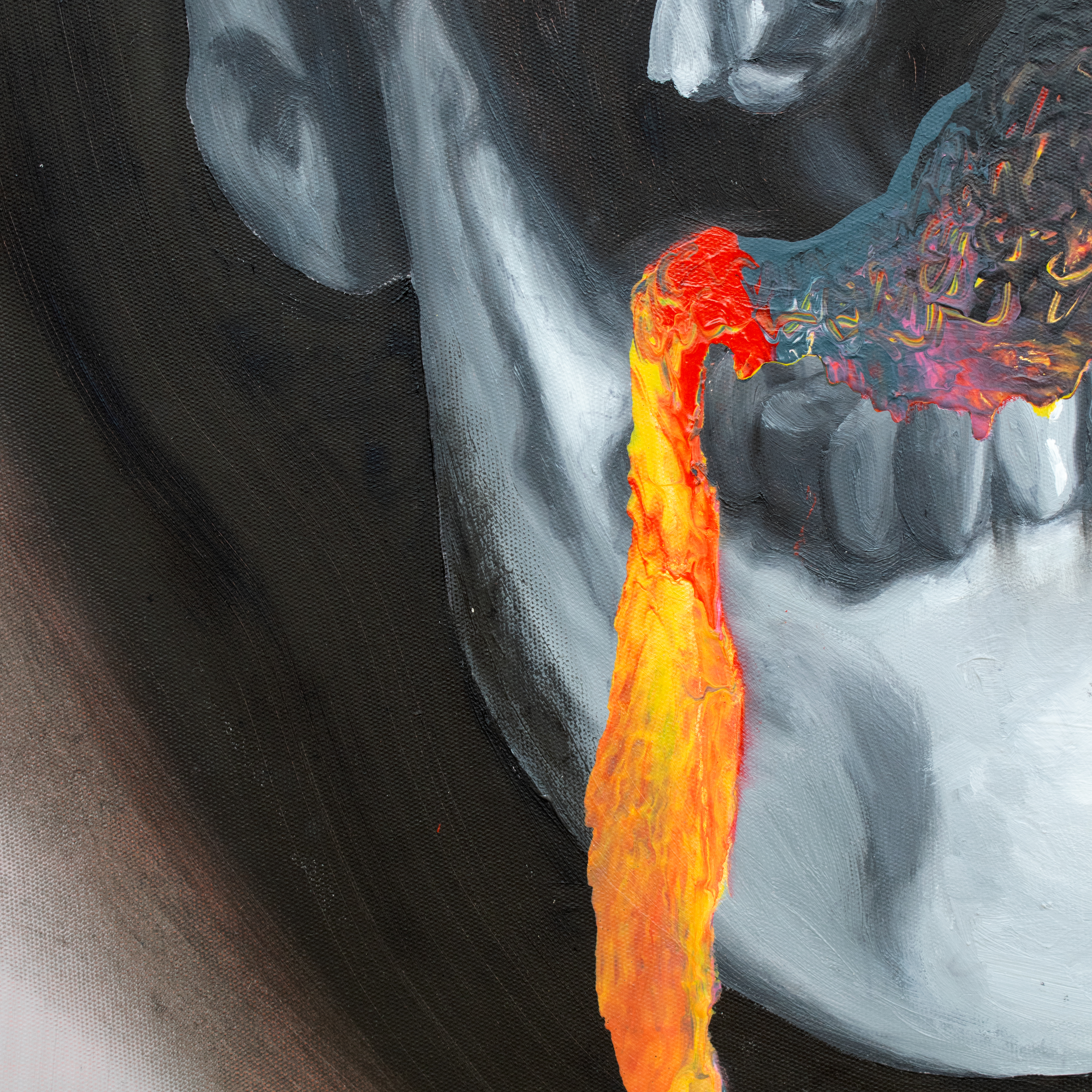 "La grima" Obra original 60x60 cm cm