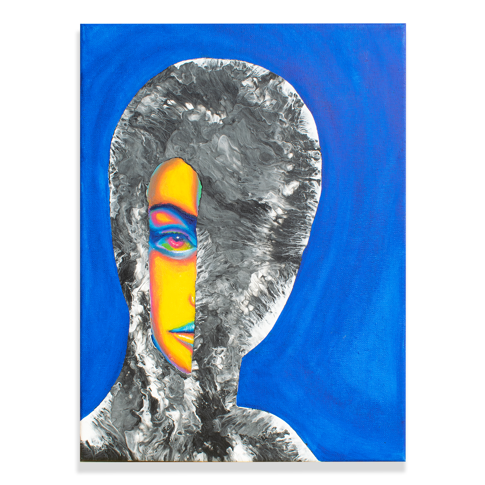 "Destello de rabia" Obra original 30x40 cm