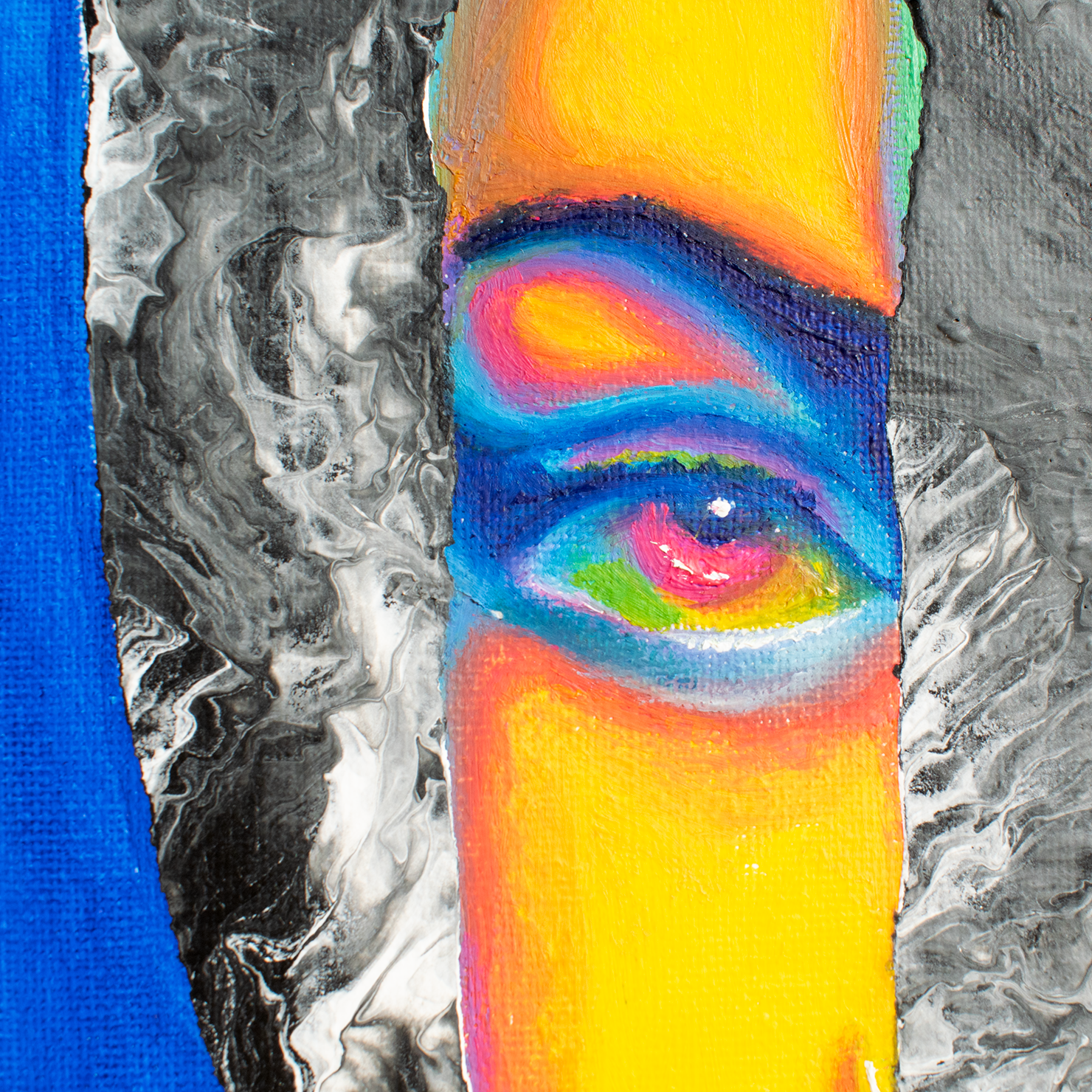 "Destello de rabia" Obra original 30x40 cm 