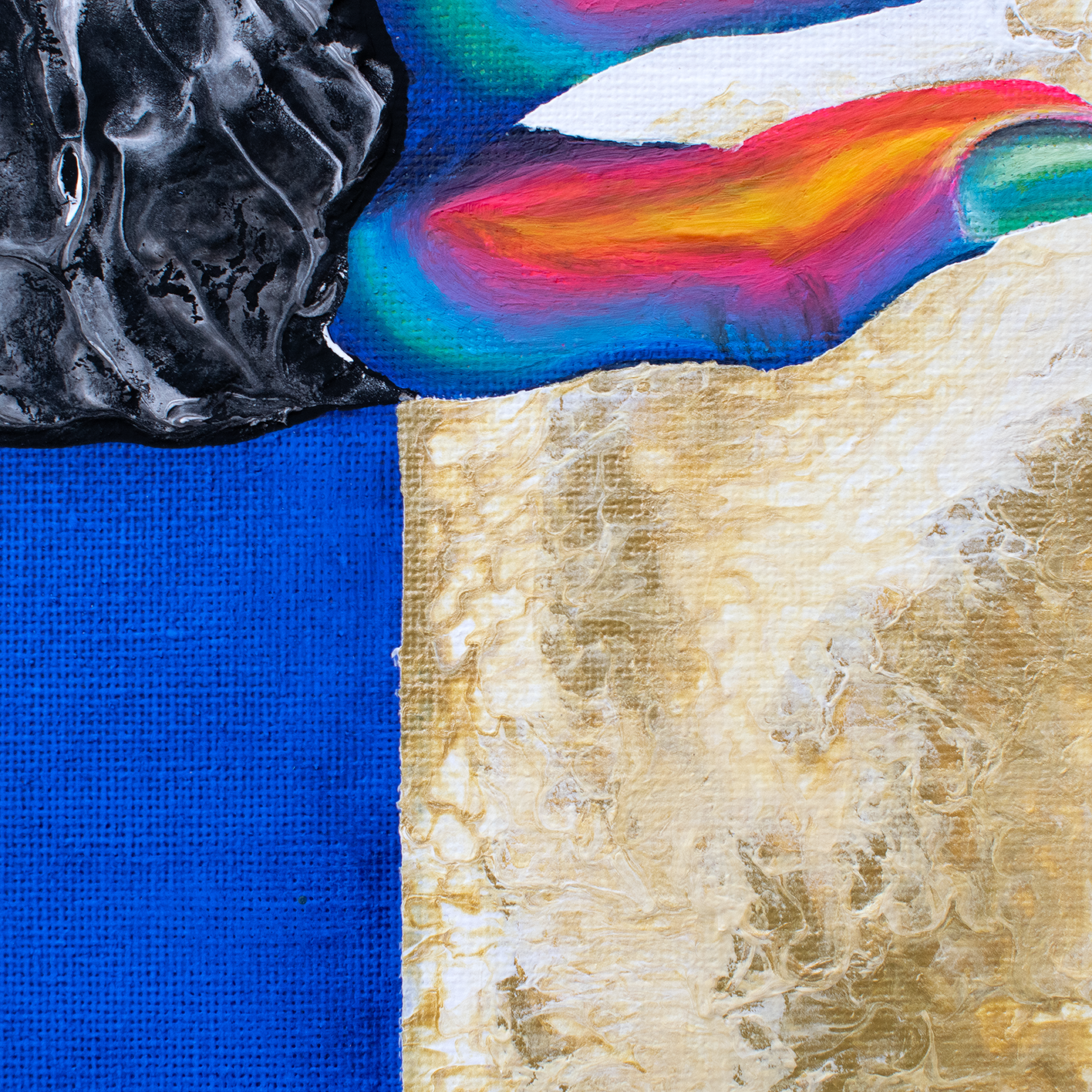 "La mano que libera" Obra original 50 cm de diámetro