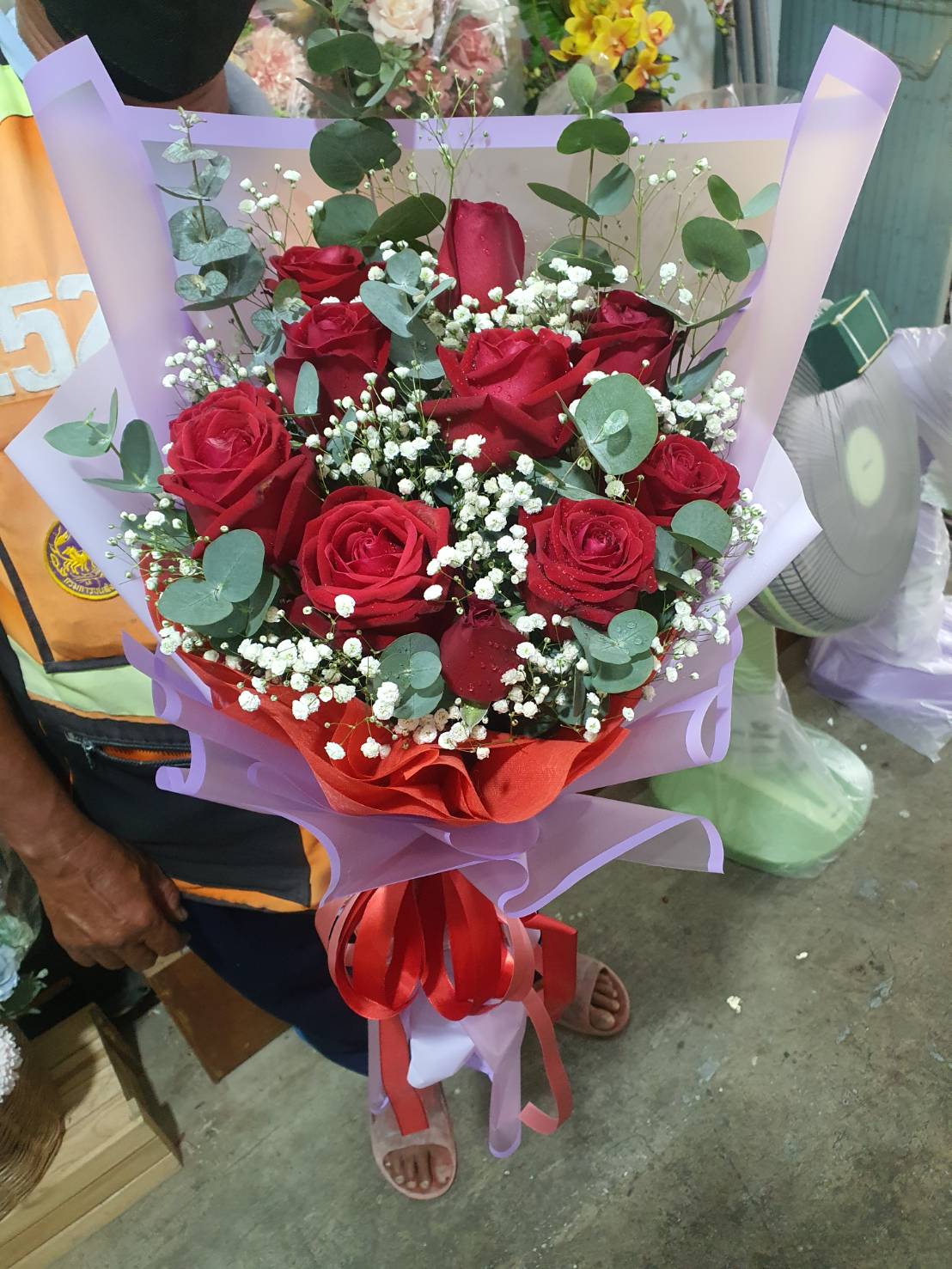 Elegant Red Rose Bouquet
