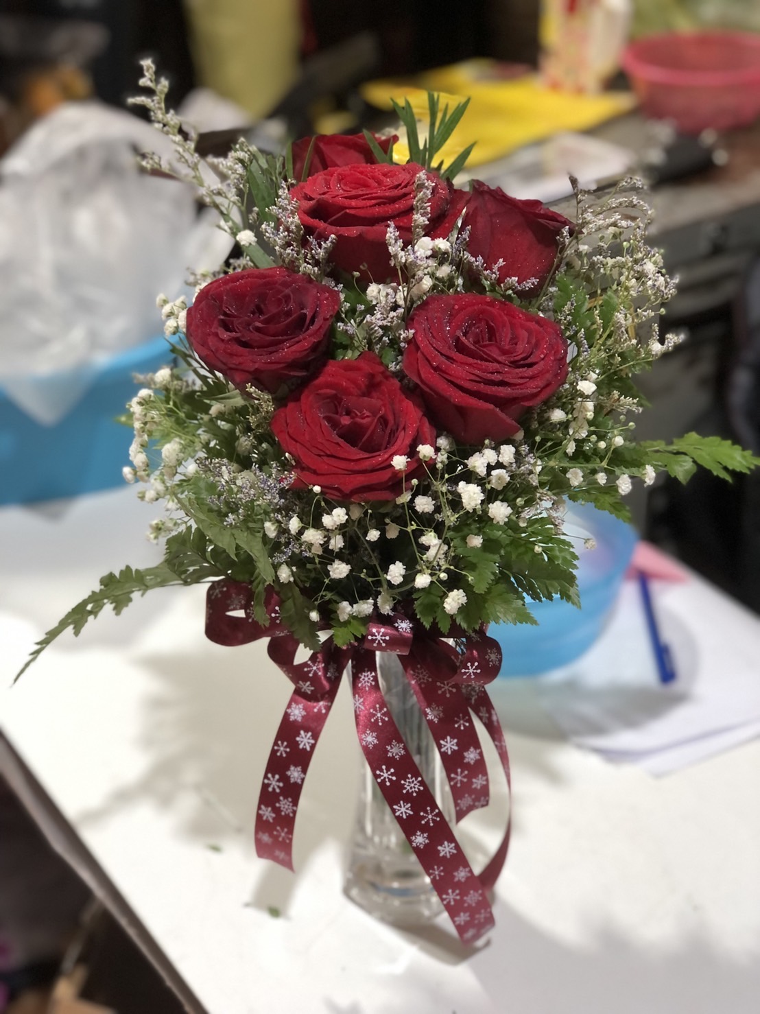 Elegant Red Rose Bouquet