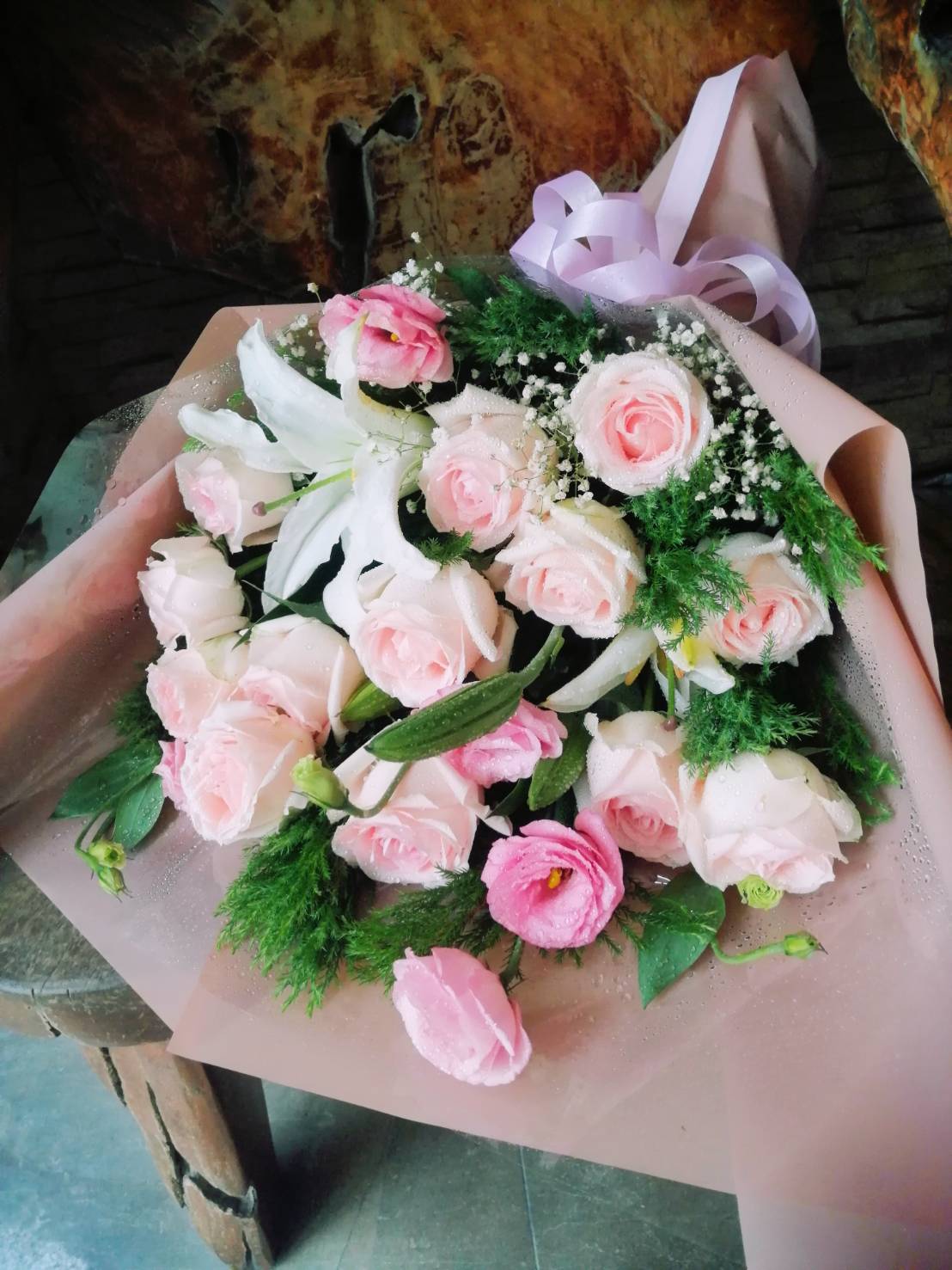 Pink Rose Bouquet