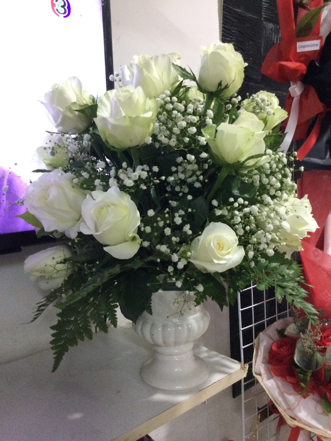 White Rose Bouquet