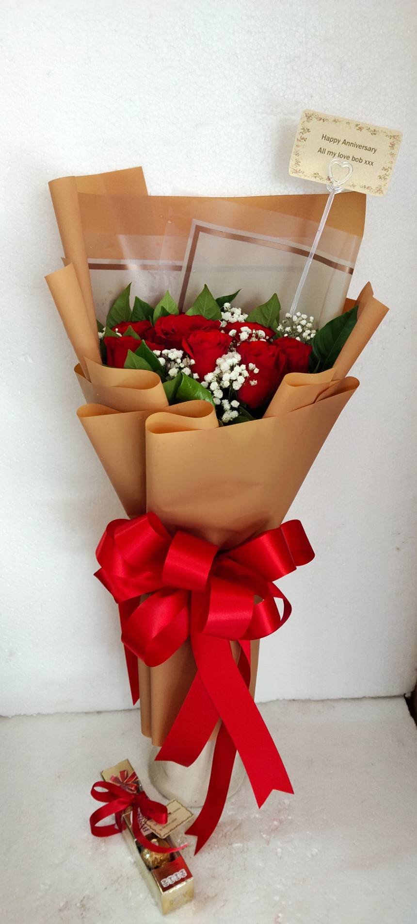 Elegant Red Rose Bouquet