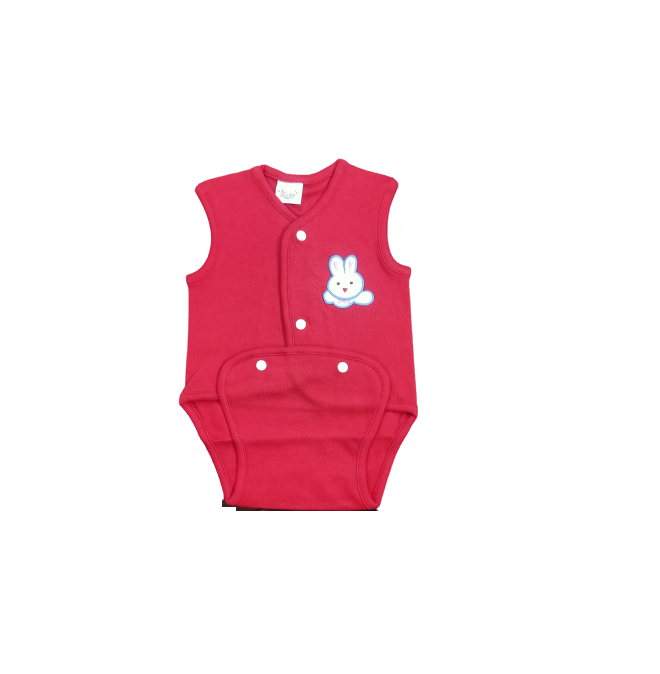 Red baby bodysuit