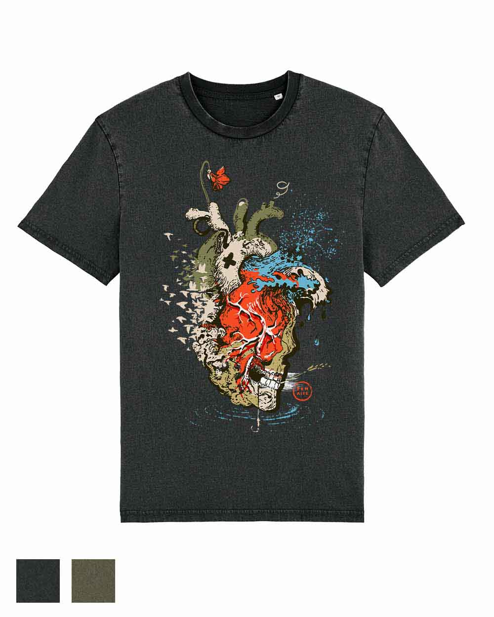 Klasikiniai Unisex marškinėliai "Living a full life"