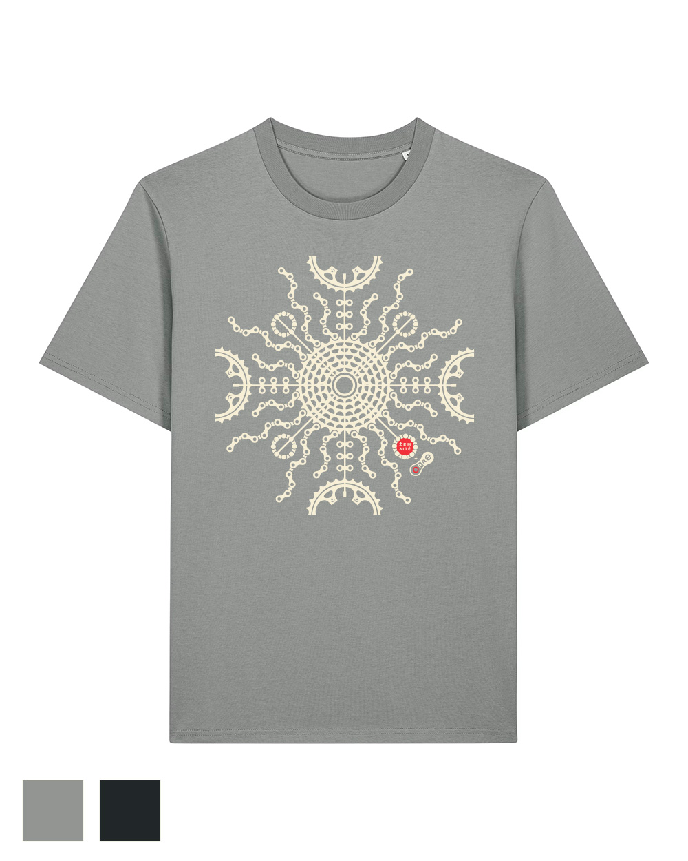 Klasikiniai Unisex marškinėliai "Biking sun"