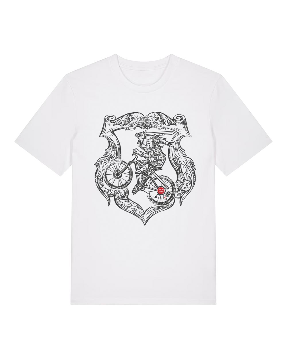 Klasikiniai Unisex marškinėliai "Biking Vytis"