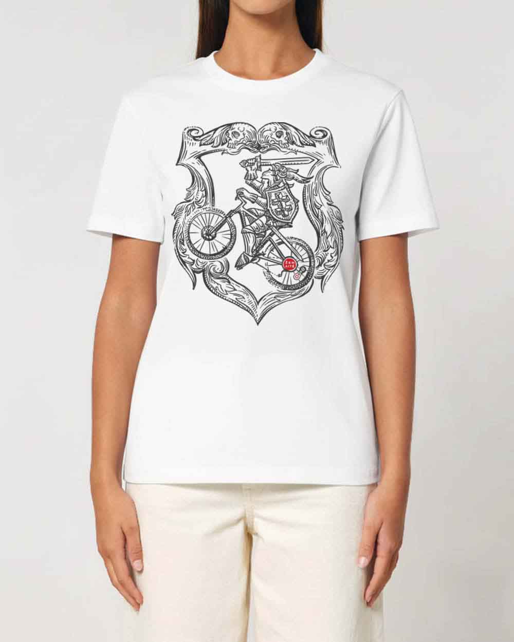 Klasikiniai Unisex marškinėliai "Biking Vytis"