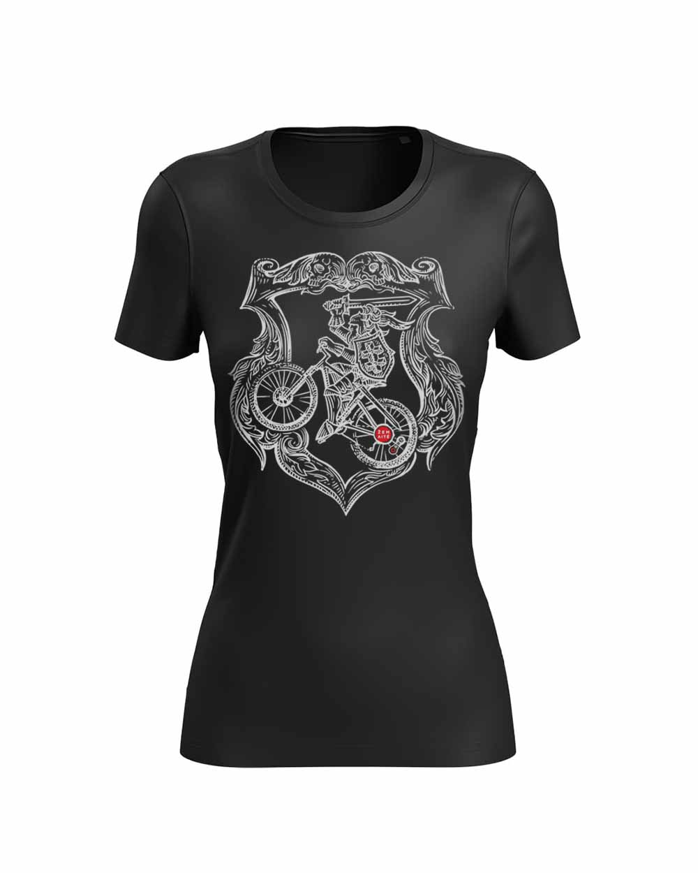 Moteriški sportiniai marškinėliai "Biking Vytis"